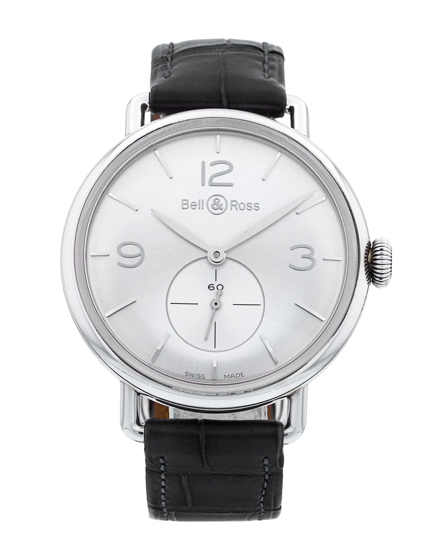 Bell and Ross Vintage WW1 - cadran Trimestre d’argent arabe