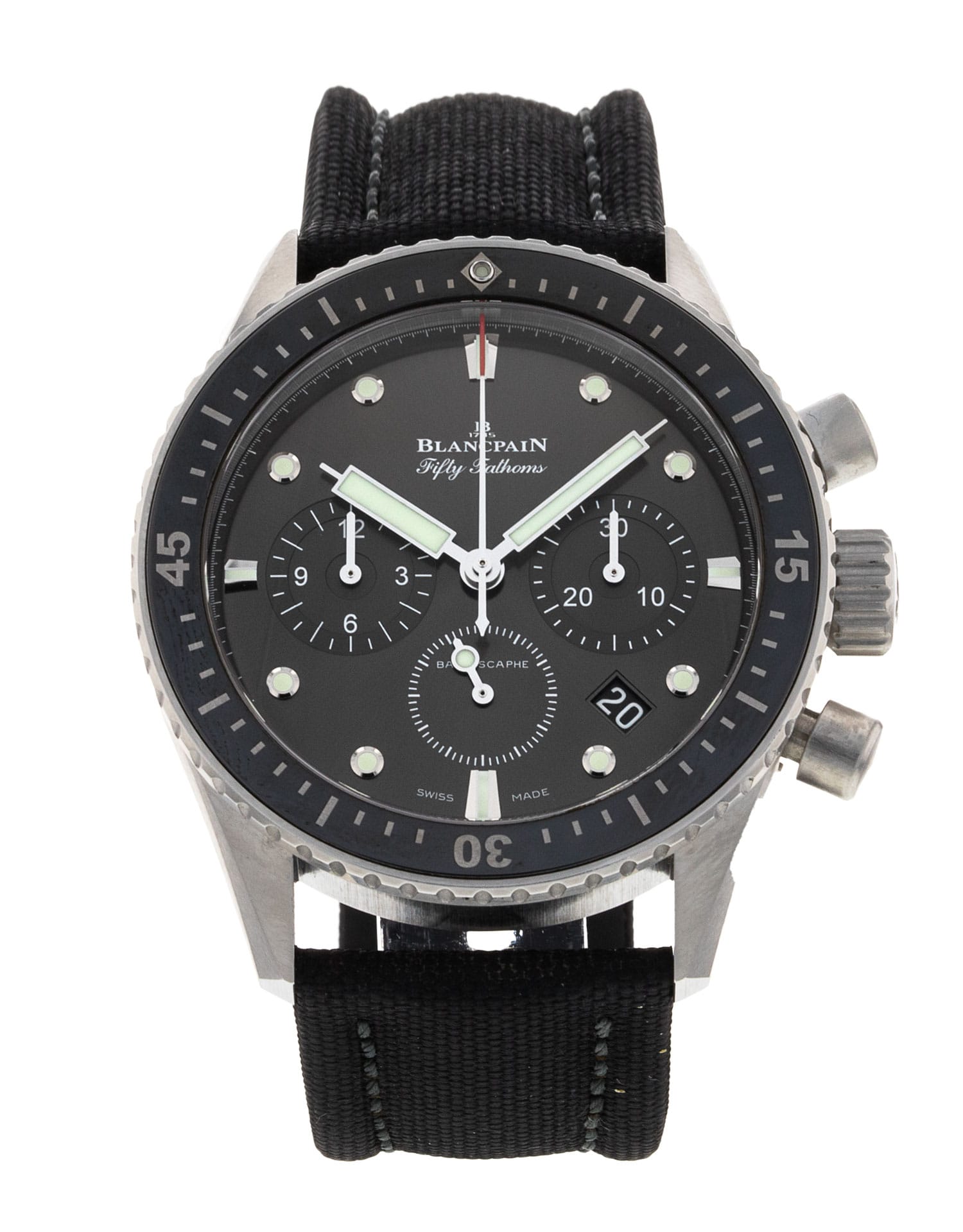 Blancpain Fifty Fathoms - cadran Baguette grise