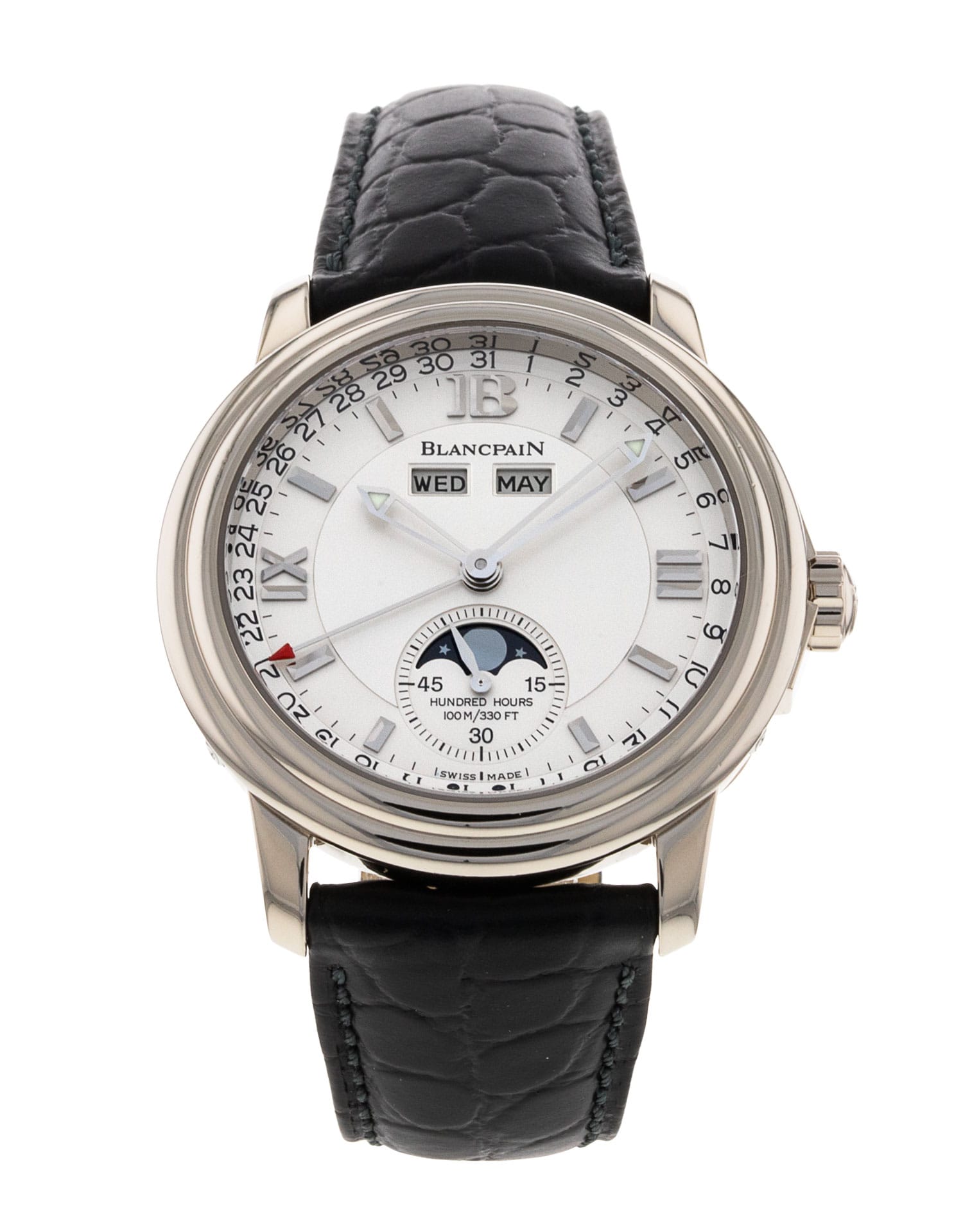 Blancpain Leman - cadran Blanc à chiffres romains