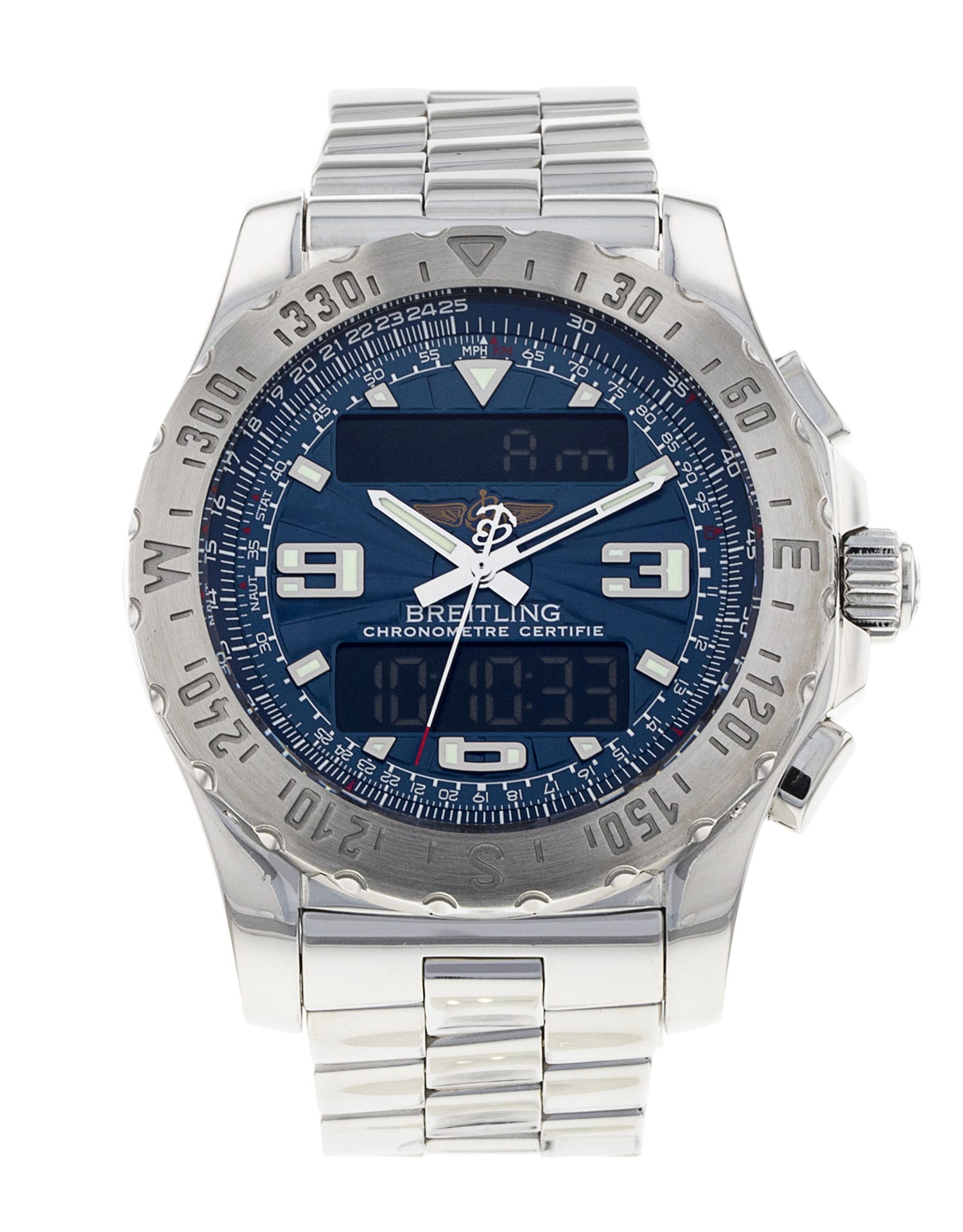 Breitling Airwolf - cadran Bleu quartier arabe
