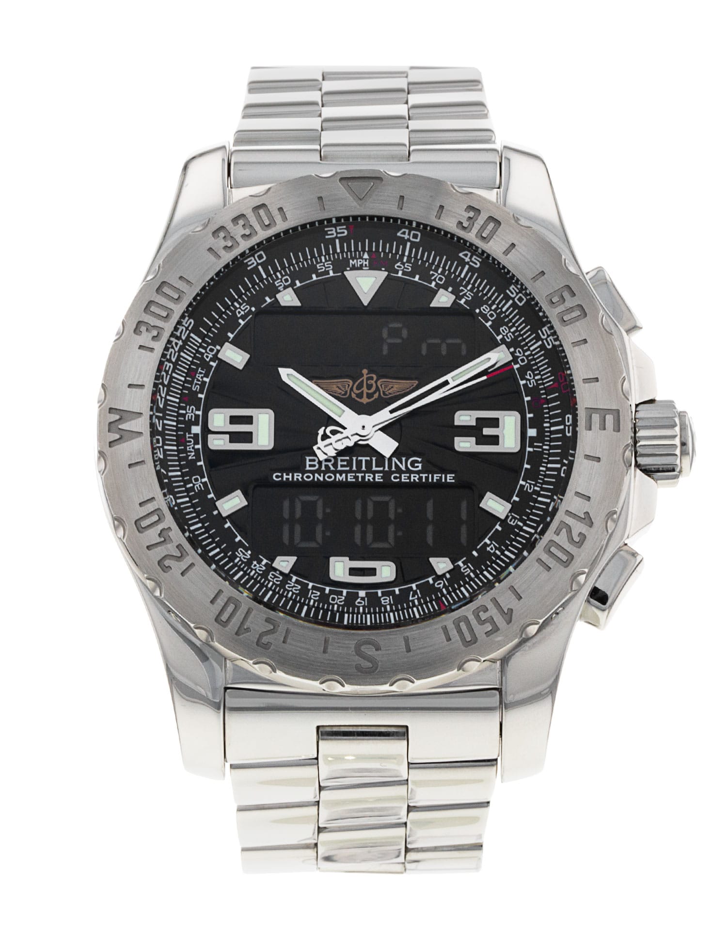 Breitling Airwolf - cadran Trimestre noir arabe