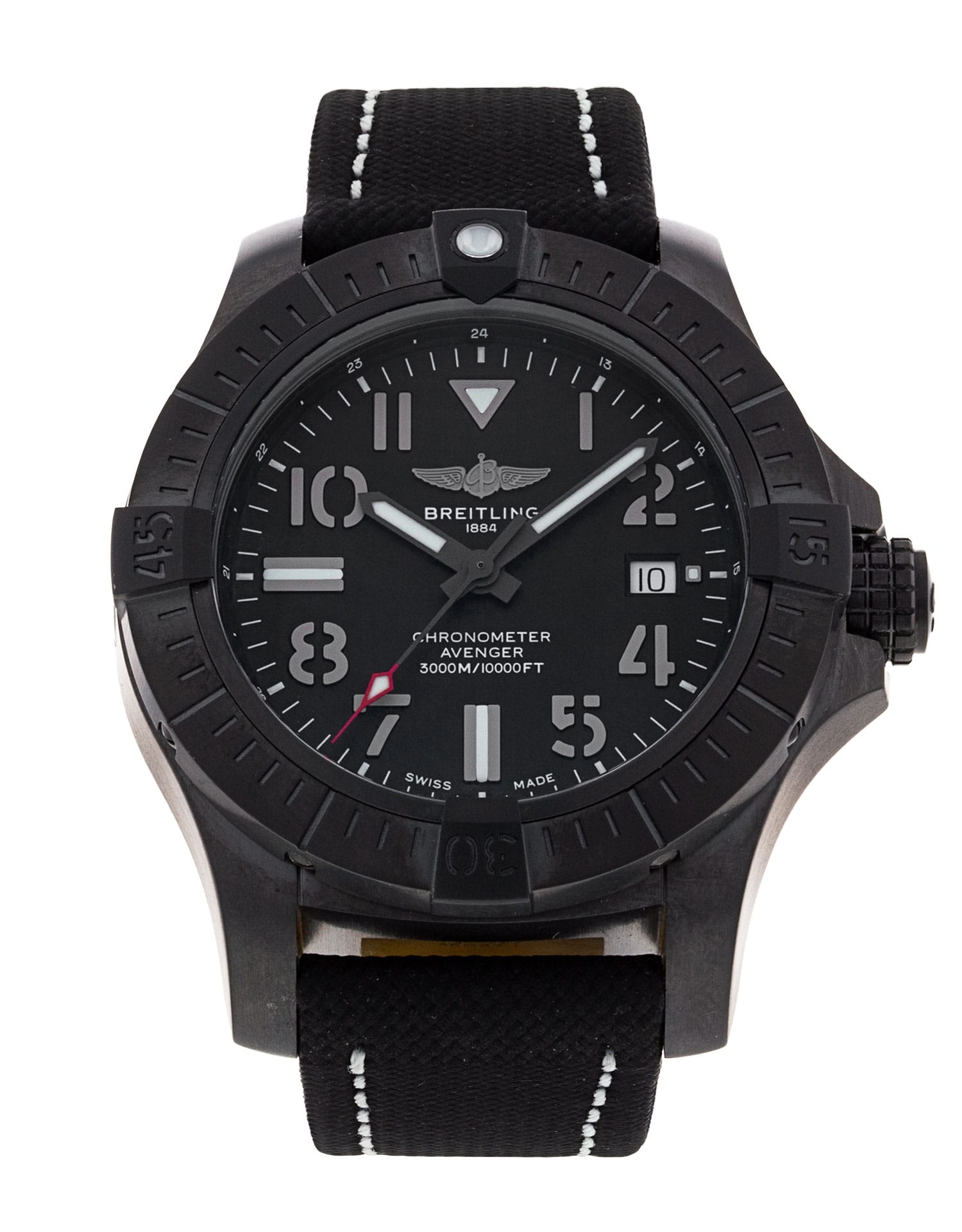 Breitling Avenger Automatic 45 - cadran Noir arabe