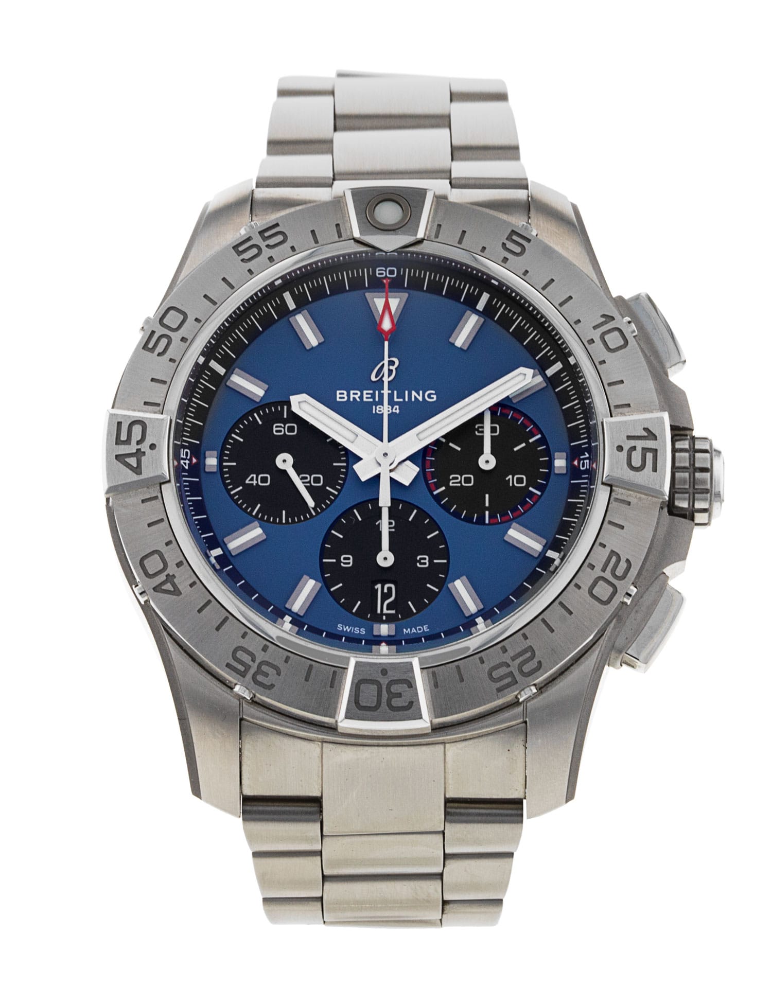 Breitling Avenger B01 Chronograph - cadran Baton bleue