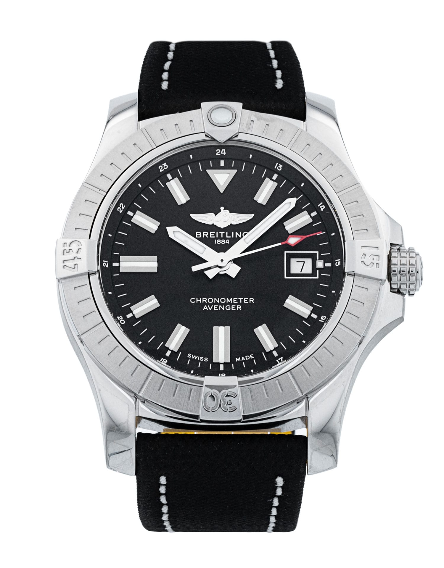 Breitling Avenger II GMT - cadran Baton noire