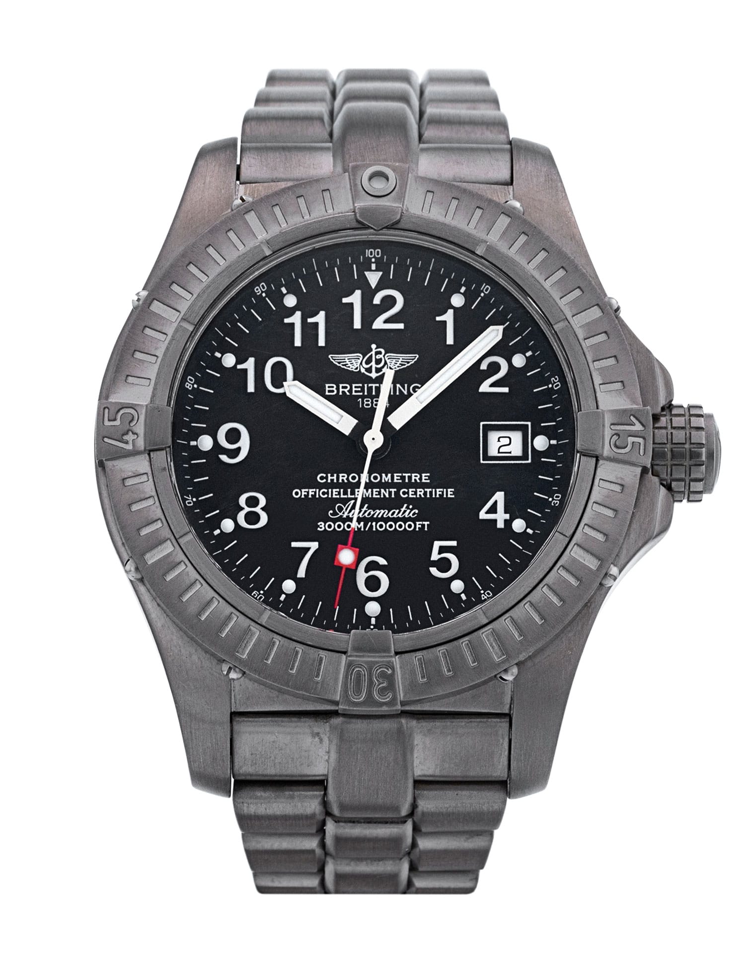 Breitling Avenger Seawolf - cadran Noir arabe