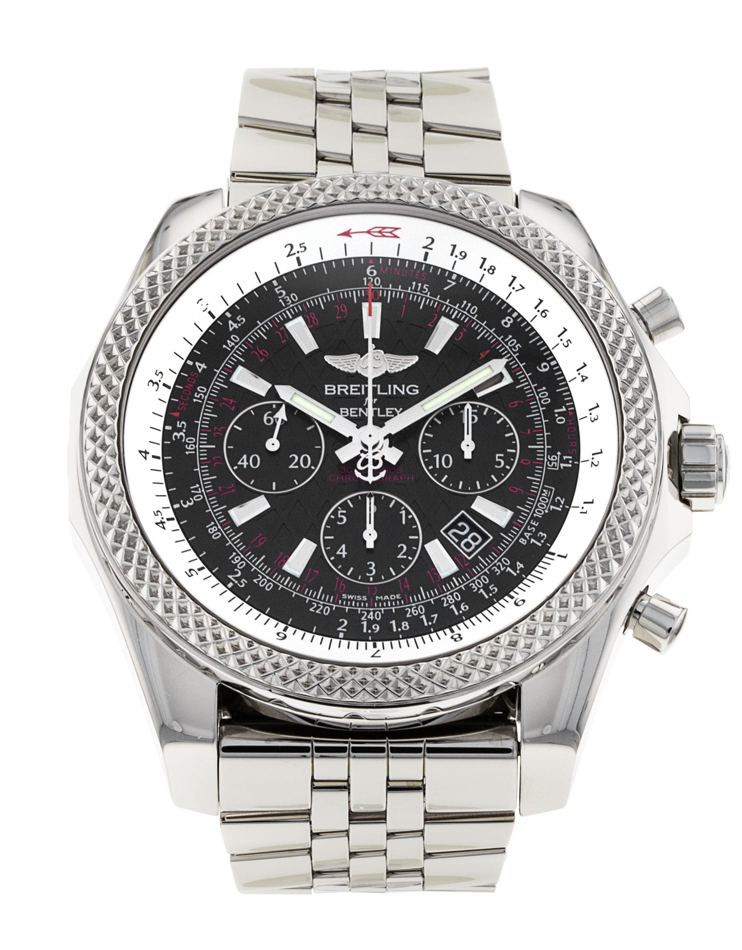 Breitling Bentley B06 - cadran Baton noire