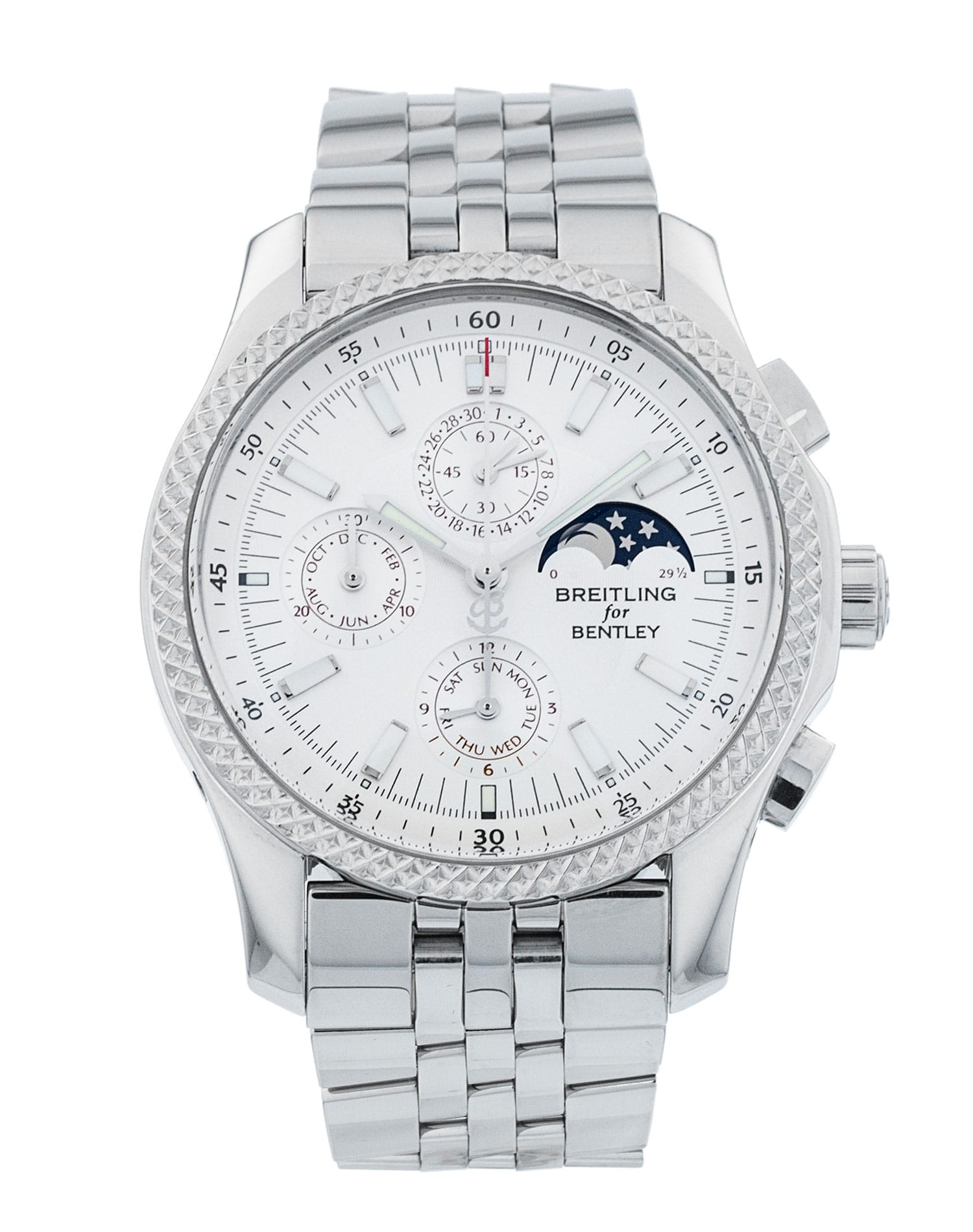 Breitling Bentley Mark VI Complications - cadran Baton argentée