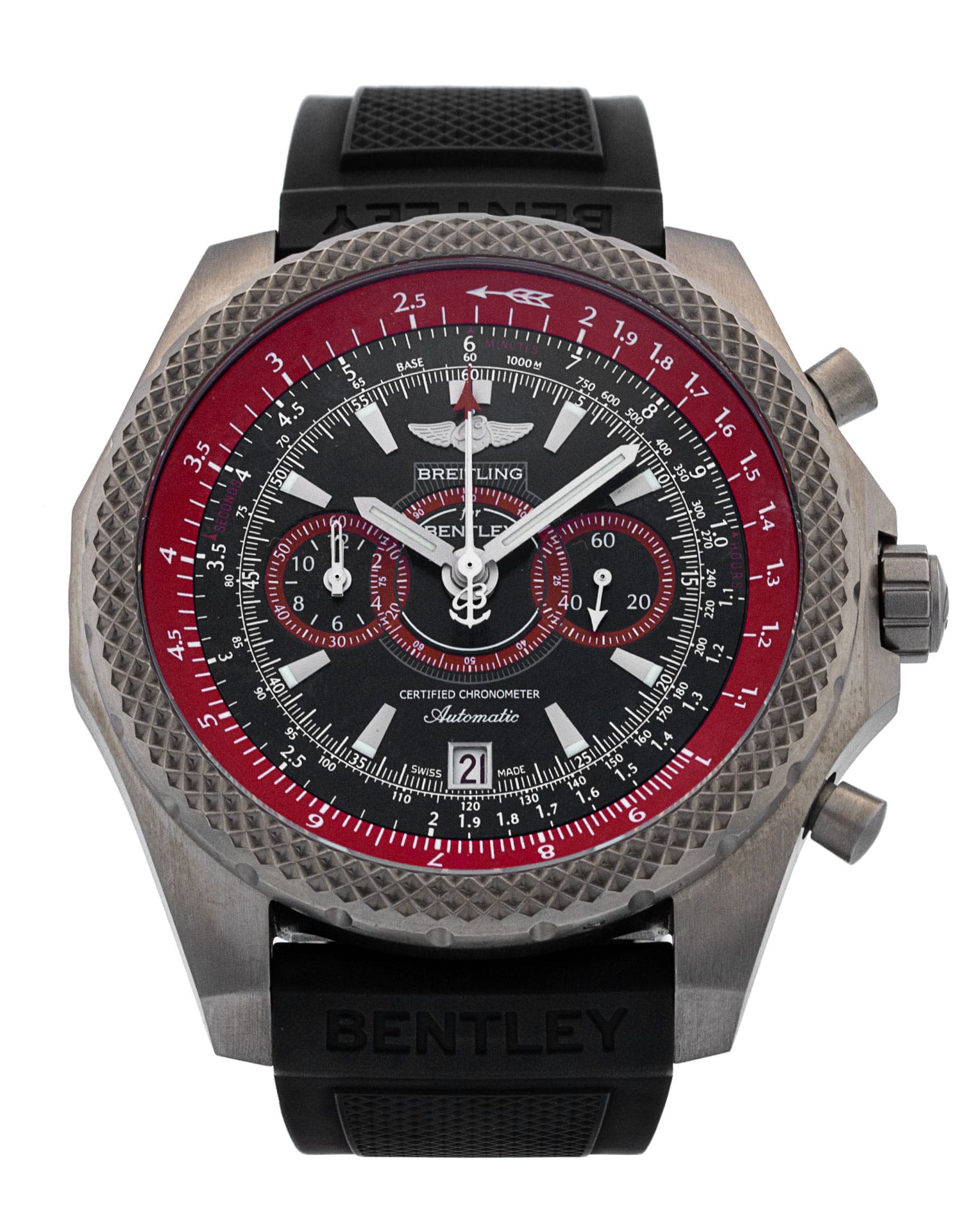 Breitling Bentley Supersports - cadran Baton noire