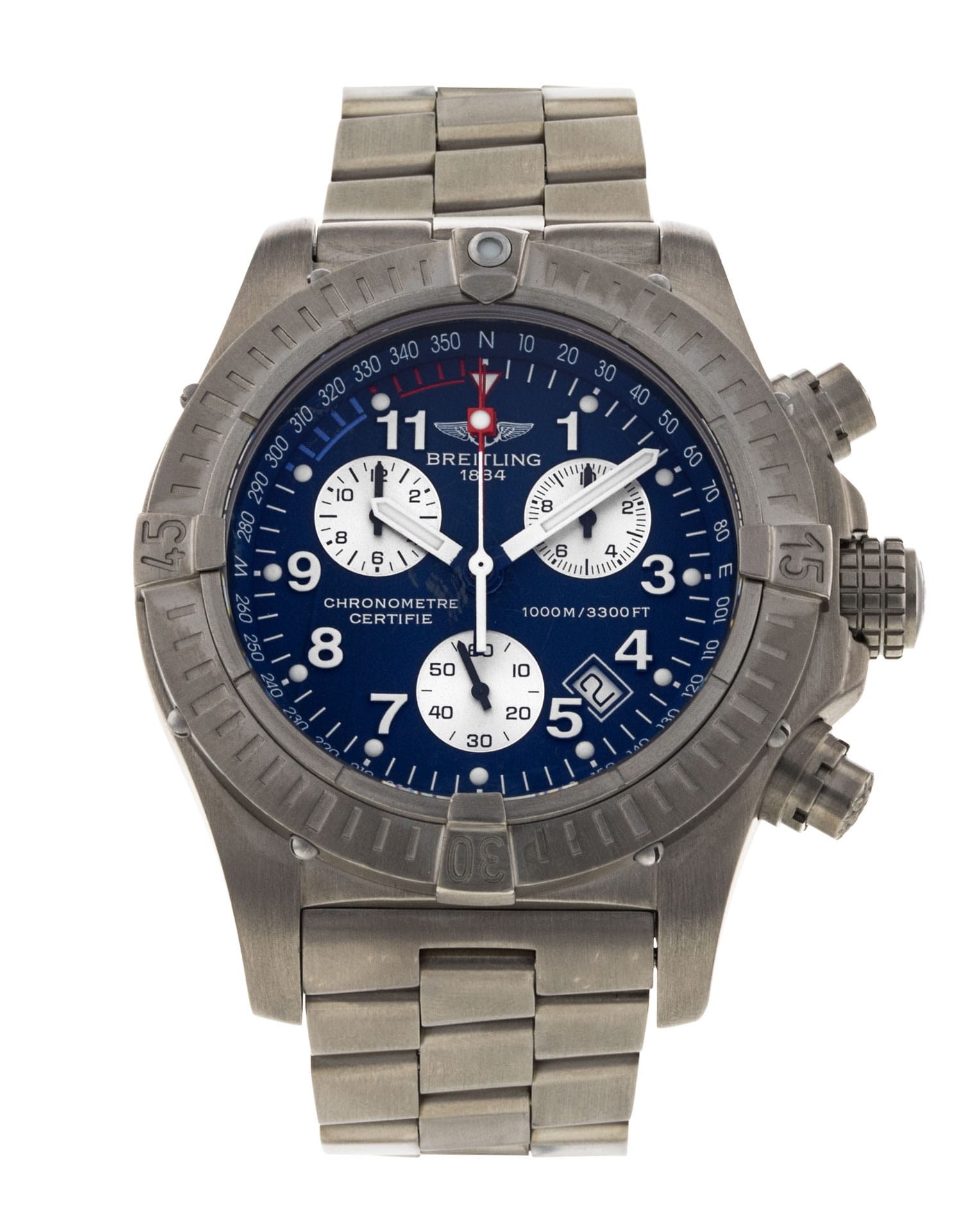 Breitling Chrono Avenger M1 - cadran Bleu Arabe