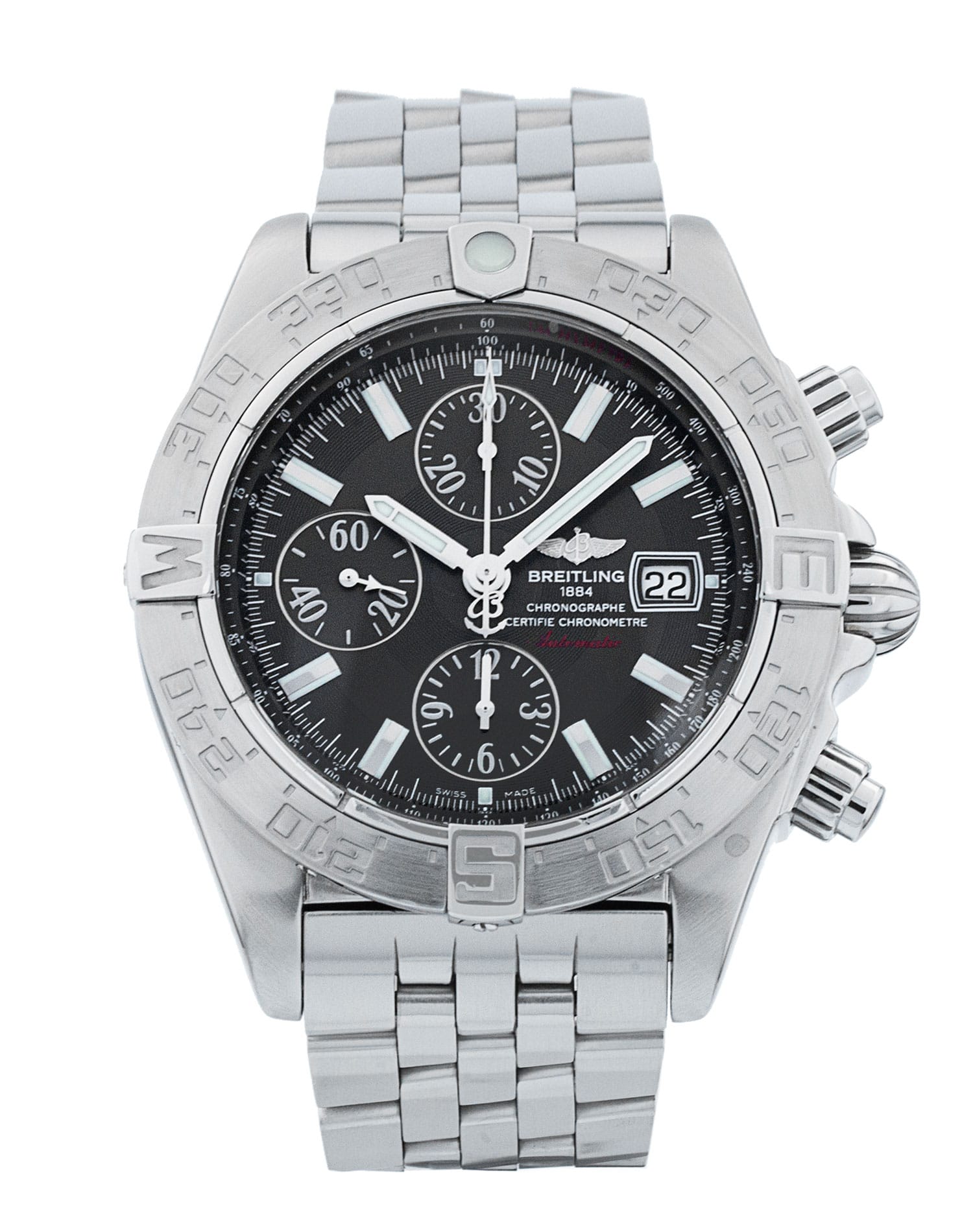 Breitling Chrono Galactic - cadran Baguette grise