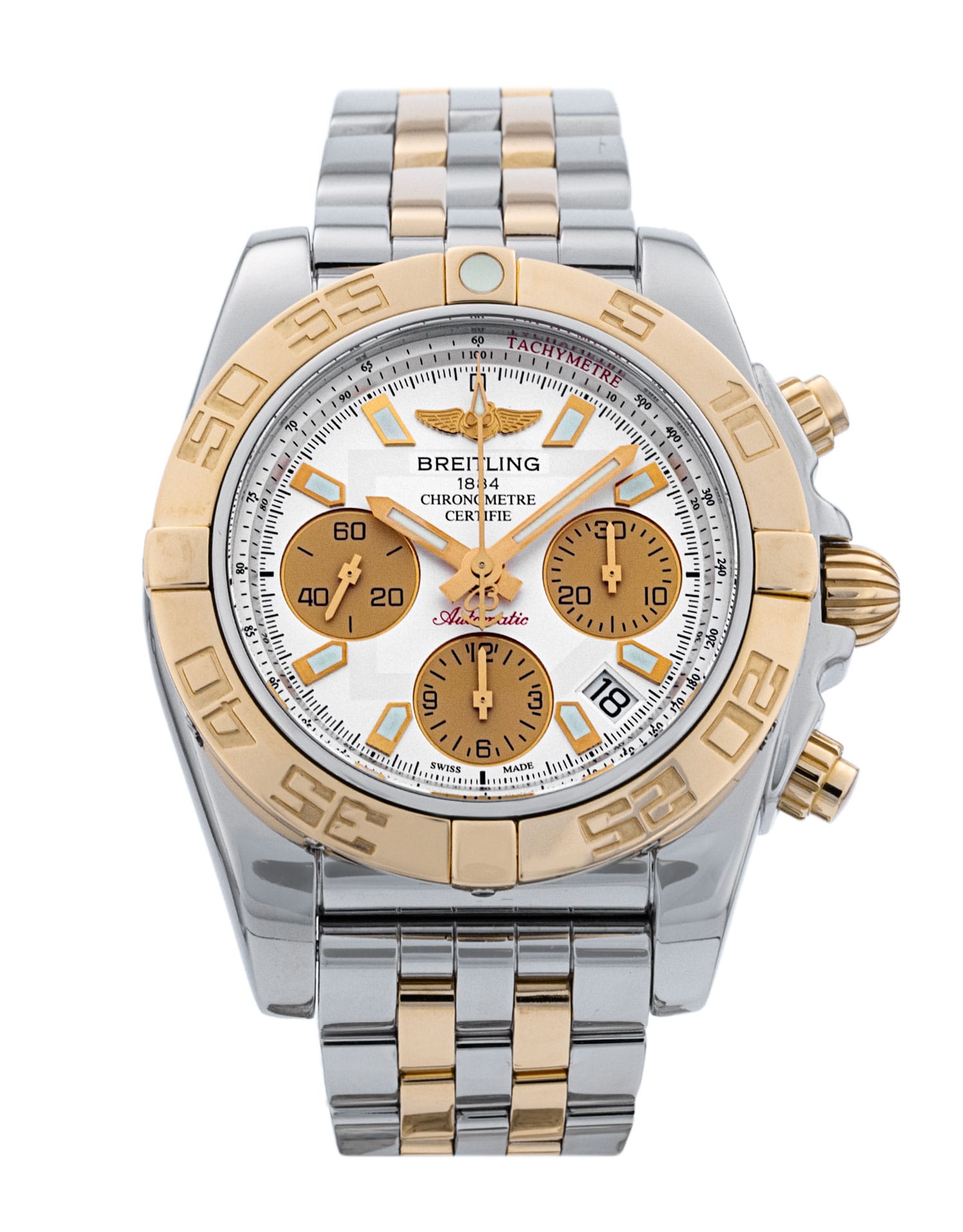 Breitling Chronomat 41 - cadran Baton argentée