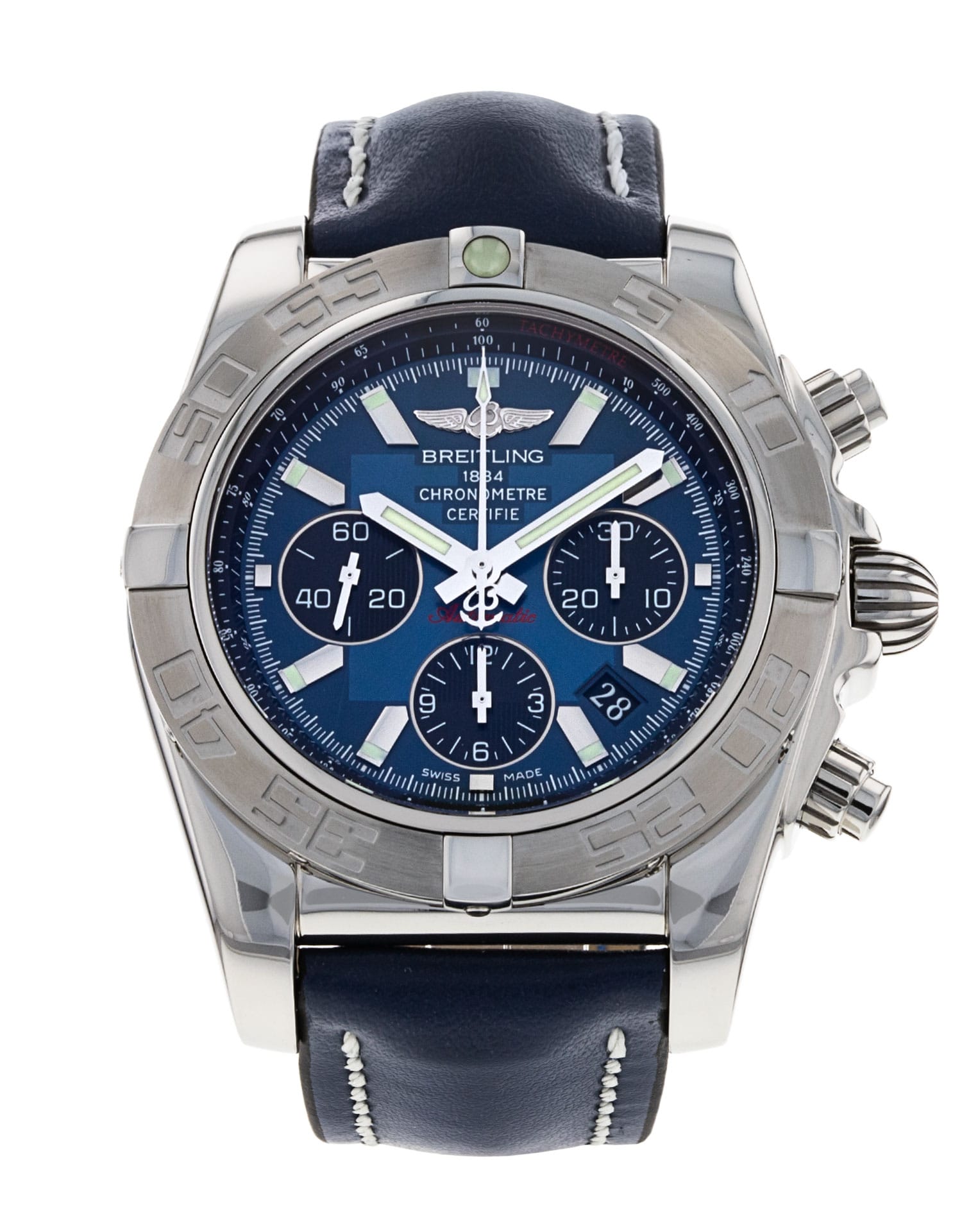 Breitling Chronomat 44 - cadran Baton bleue