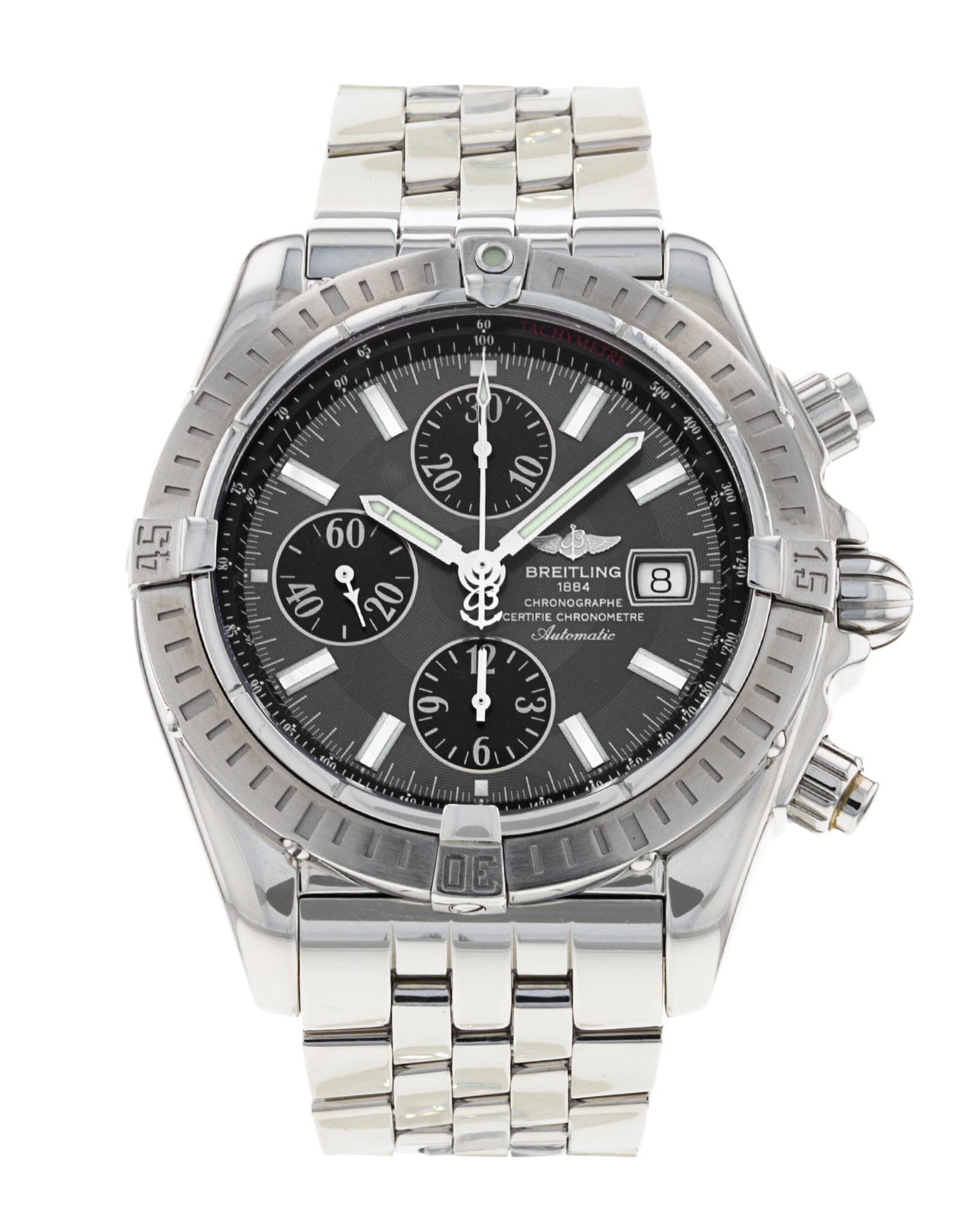Breitling Chronomat Evolution - cadran Baton de rhodium