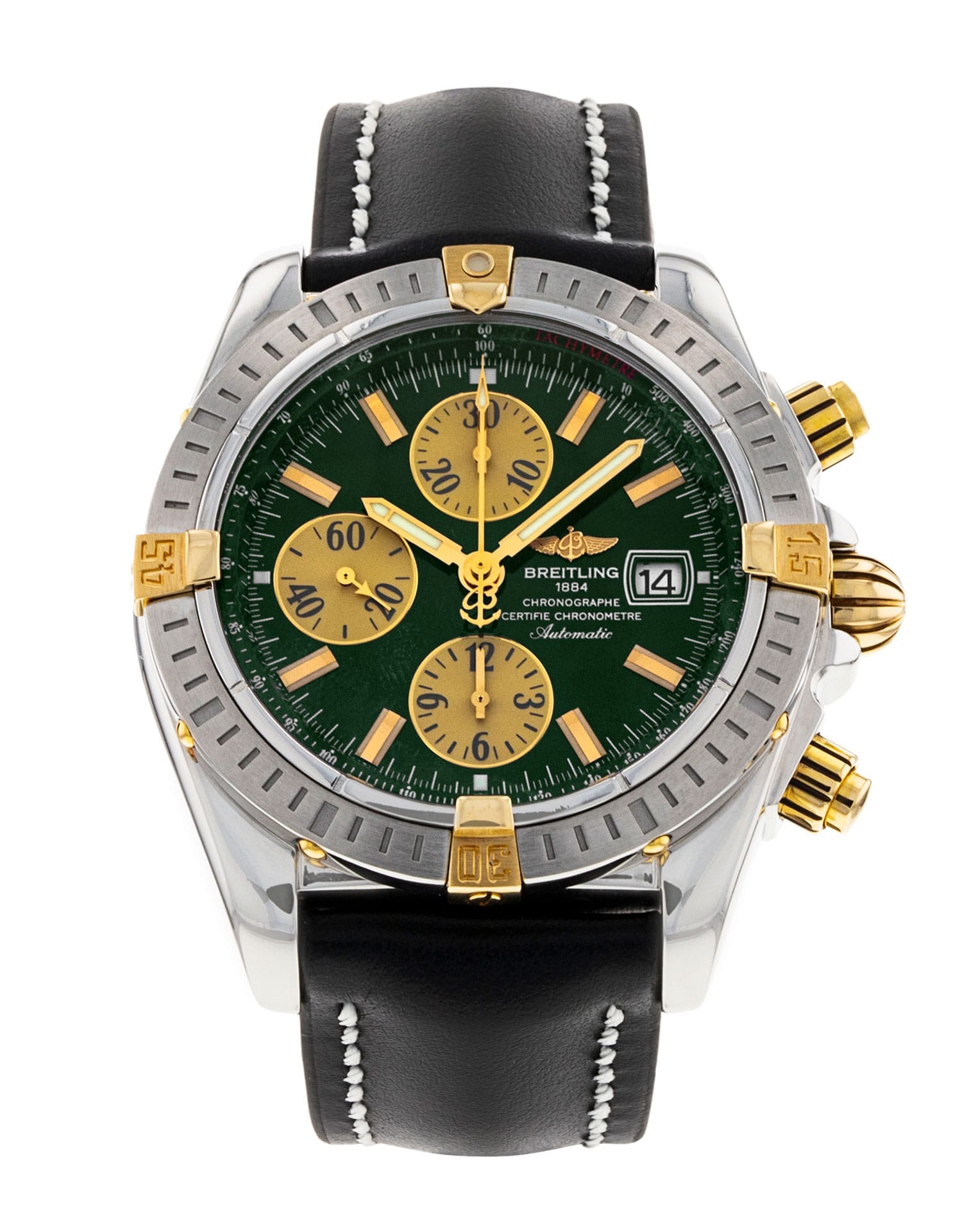 Breitling Chronomat Evolution - cadran Baton verte