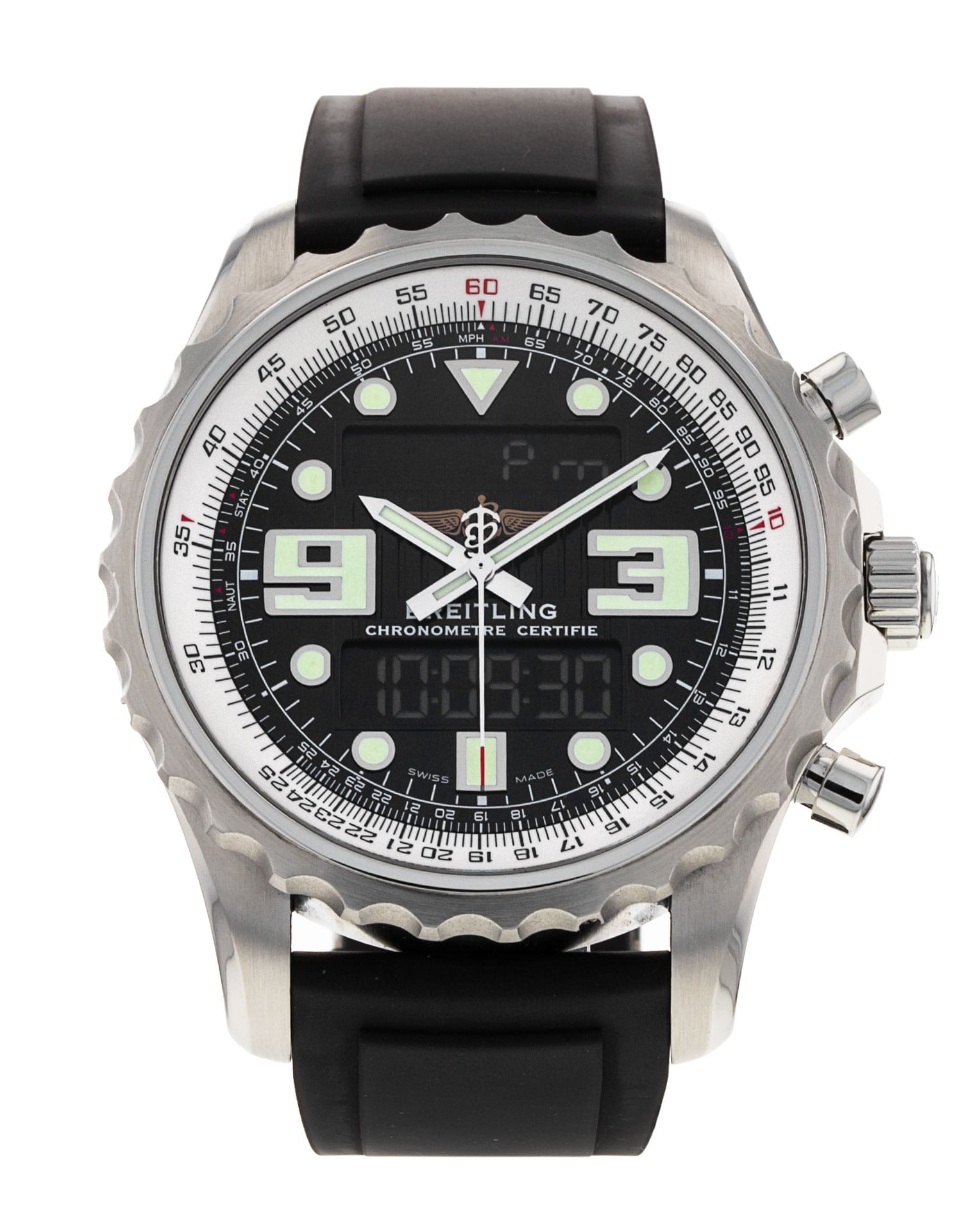 Breitling Chronospace - cadran Baton noire