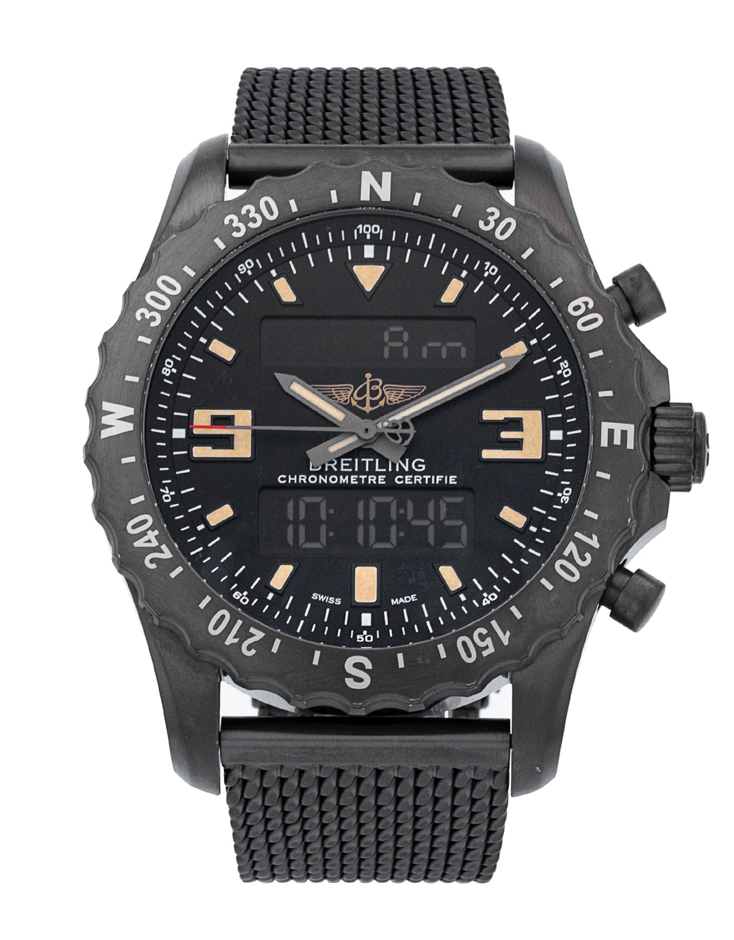 Breitling Chronospace - cadran Trimestre noir arabe