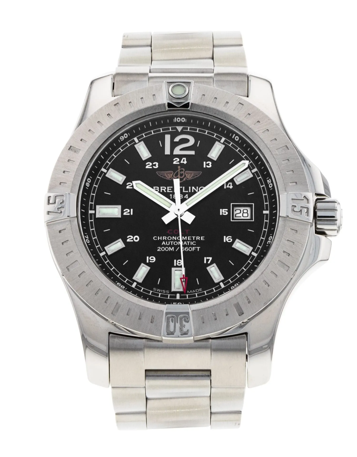 Breitling Colt Auto - cadran Baton noire