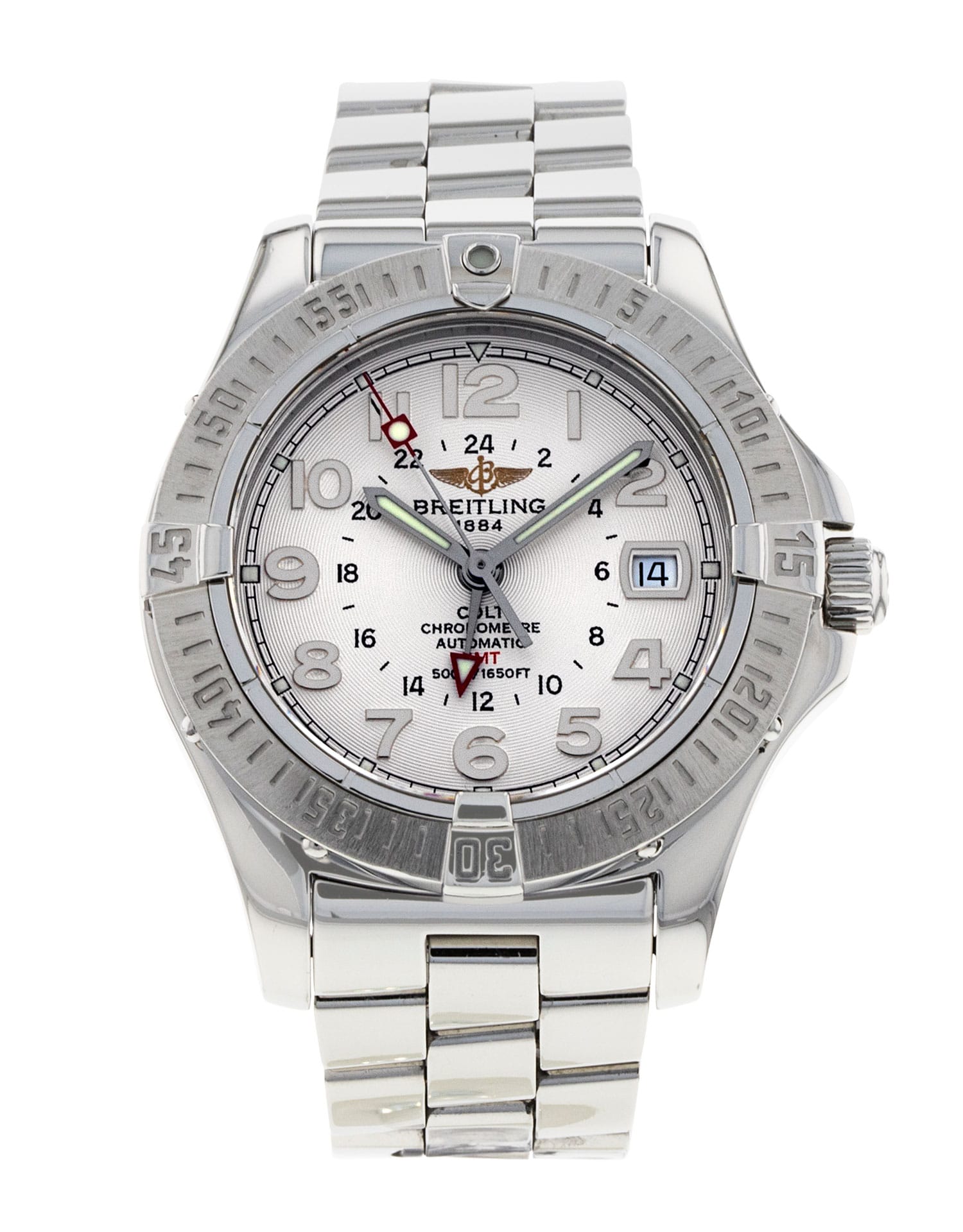 Breitling Colt Auto - cadran Silver Arabic