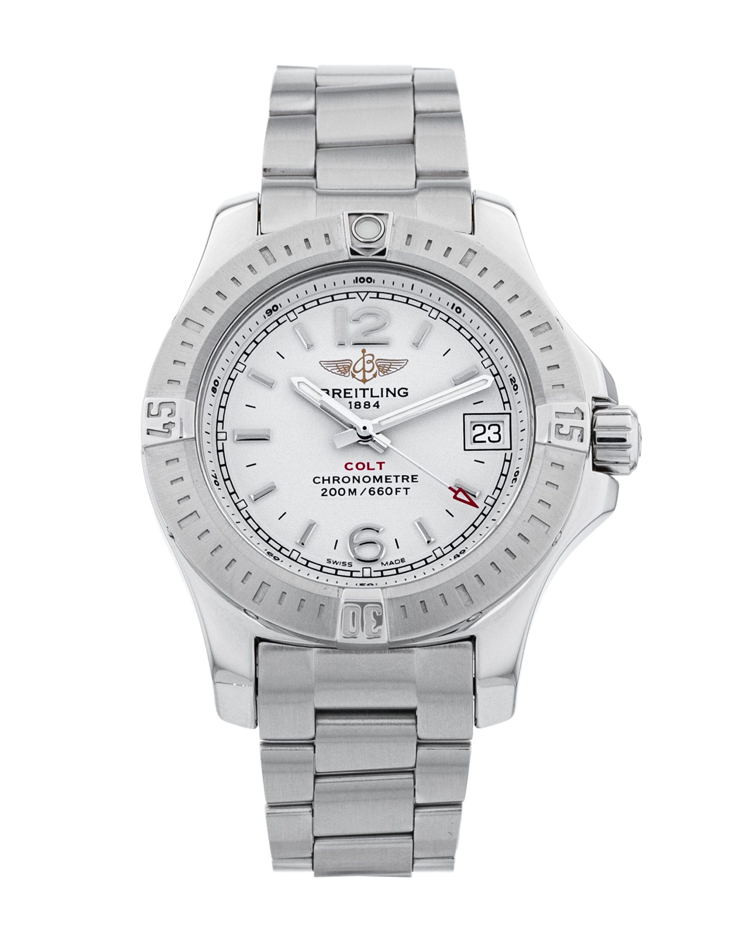 Breitling Colt Lady - cadran Baguette blanche