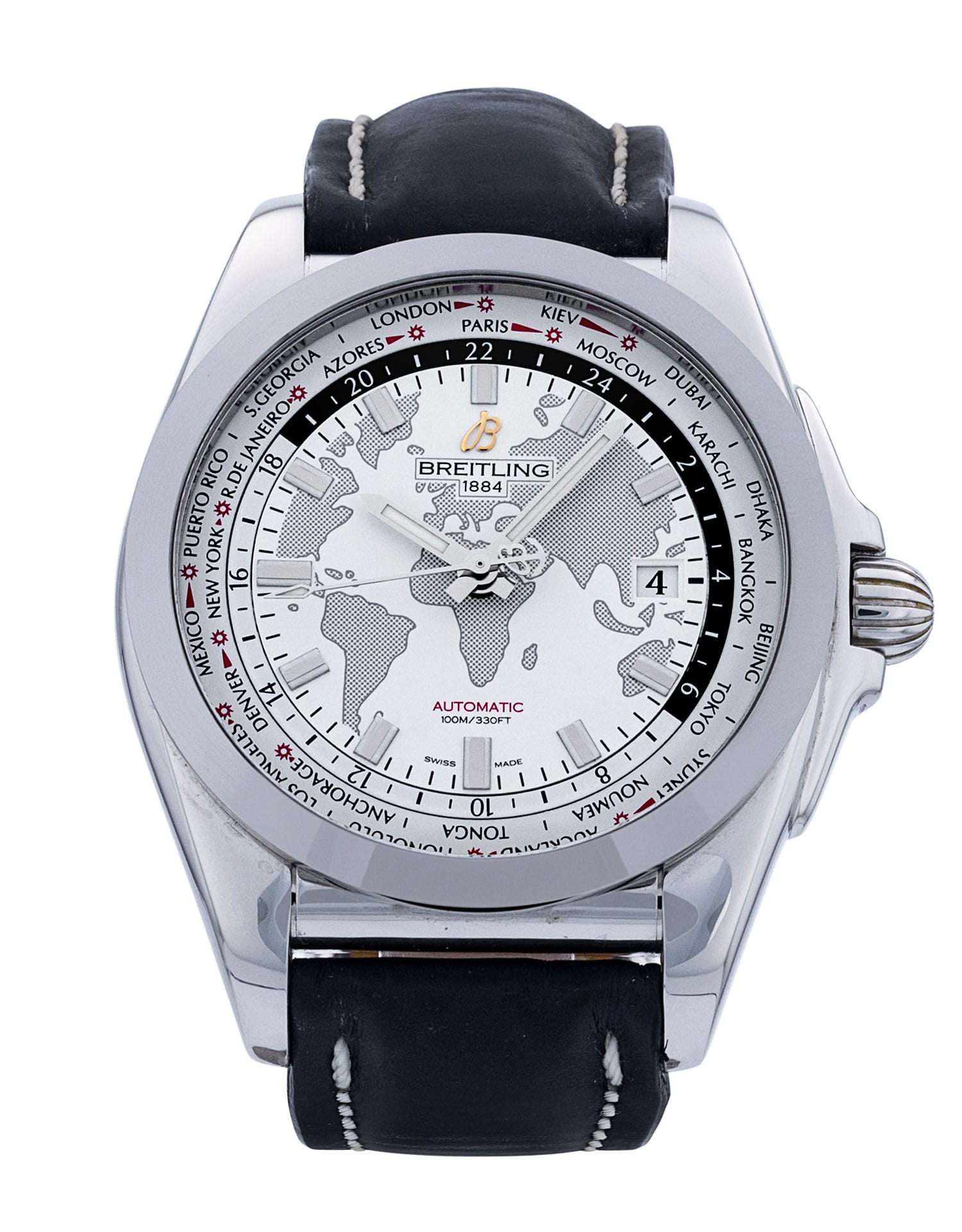 Breitling Galactic Unitime - cadran Blanc