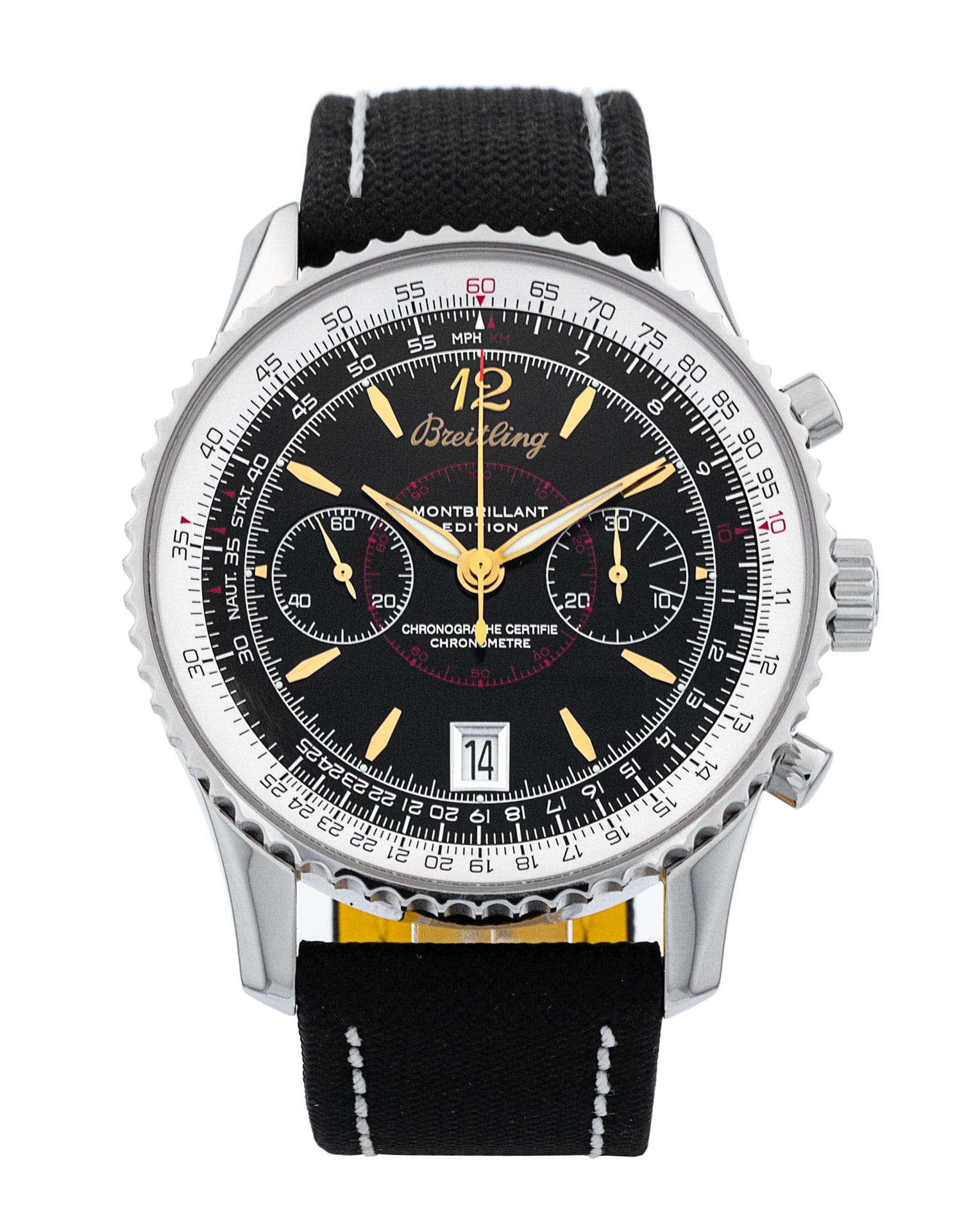 Breitling Montbrillant - cadran Baton noire