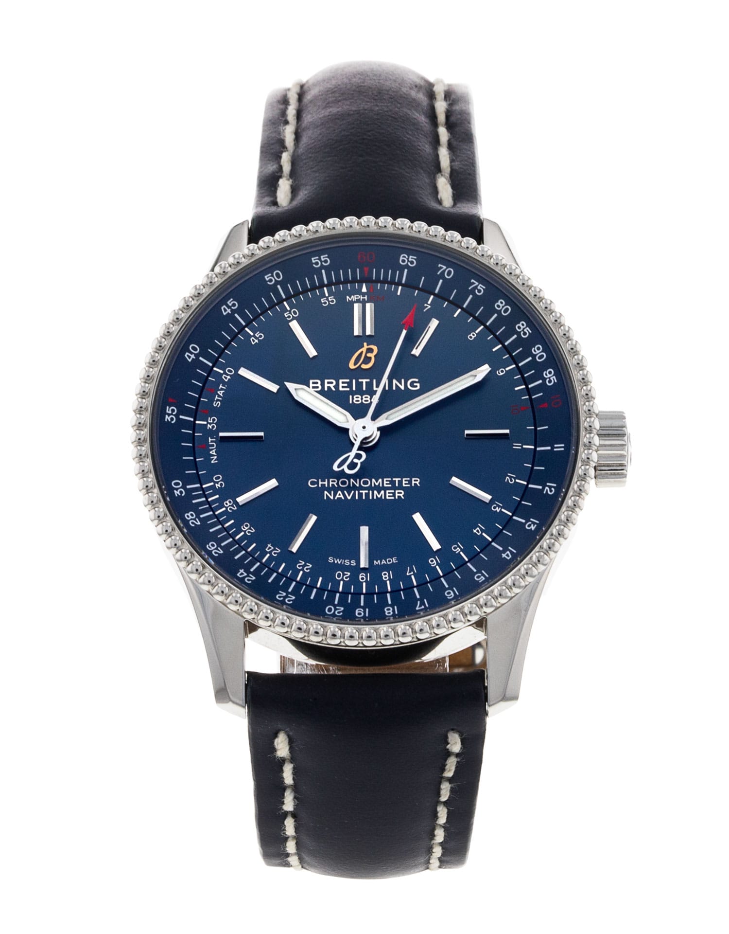Breitling Navitimer Automatic 35 - cadran Baton bleue