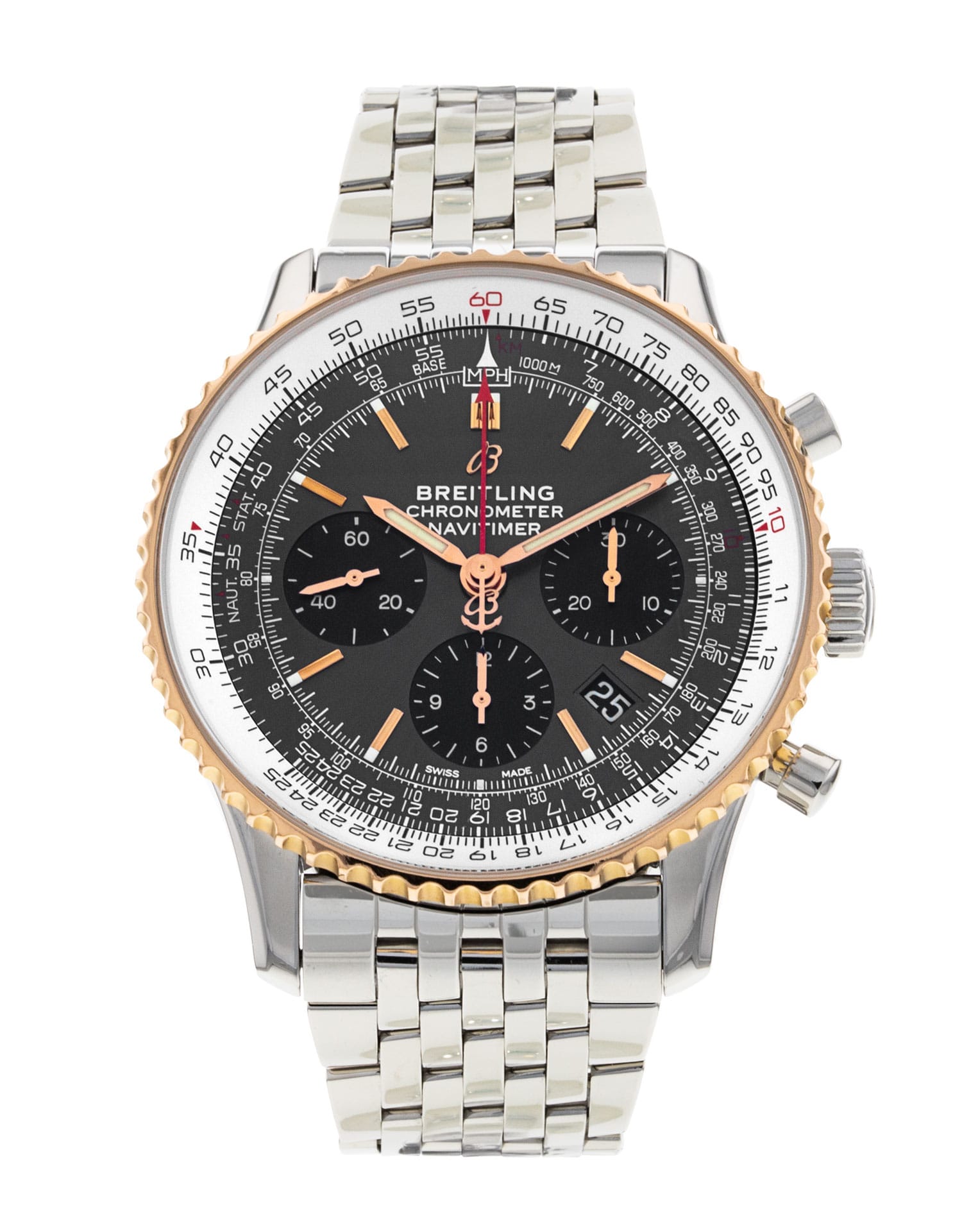 Breitling Navitimer 01 - cadran Baguette grise