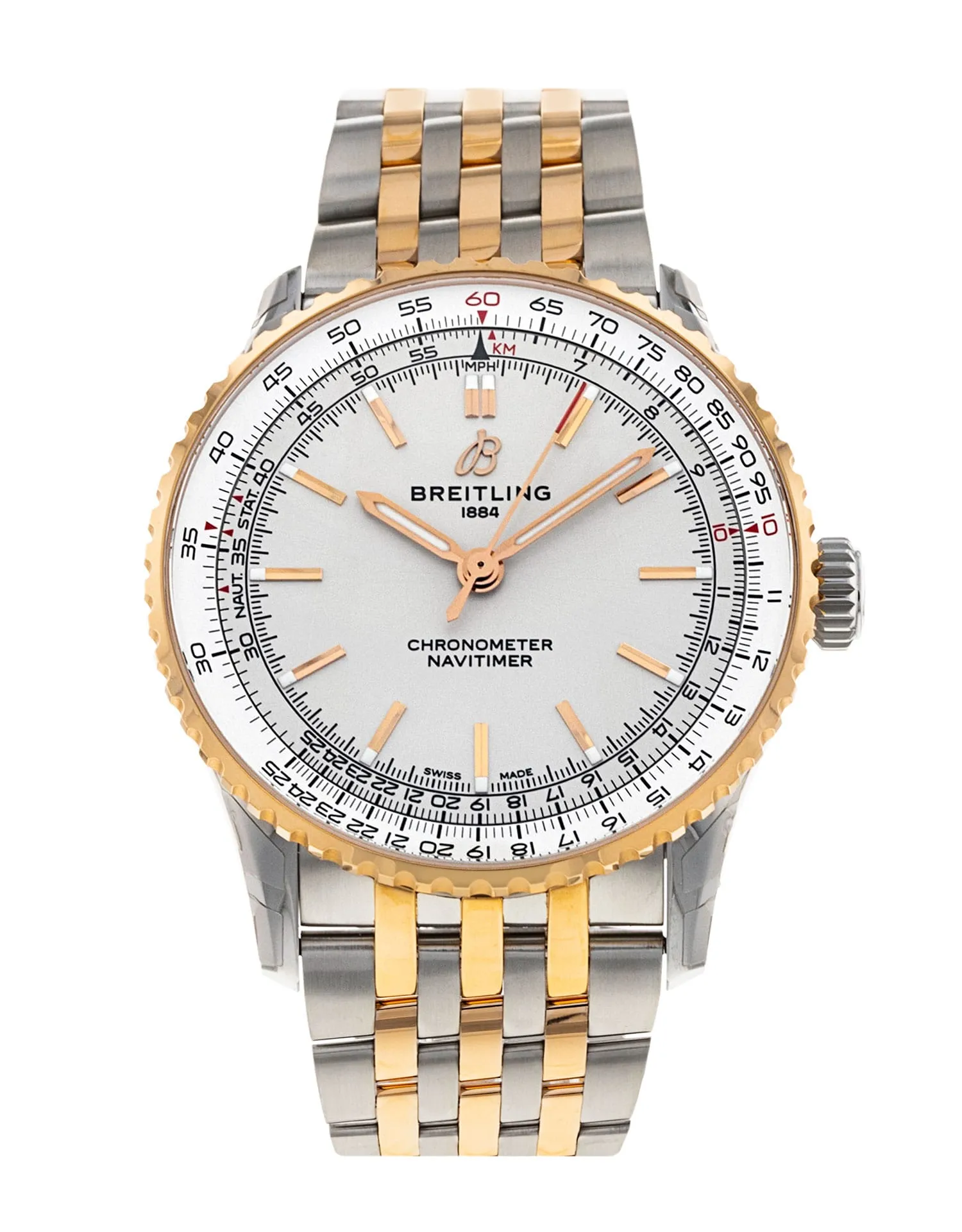 Breitling Navitimer Automatic 41 - cadran Silver Stratus