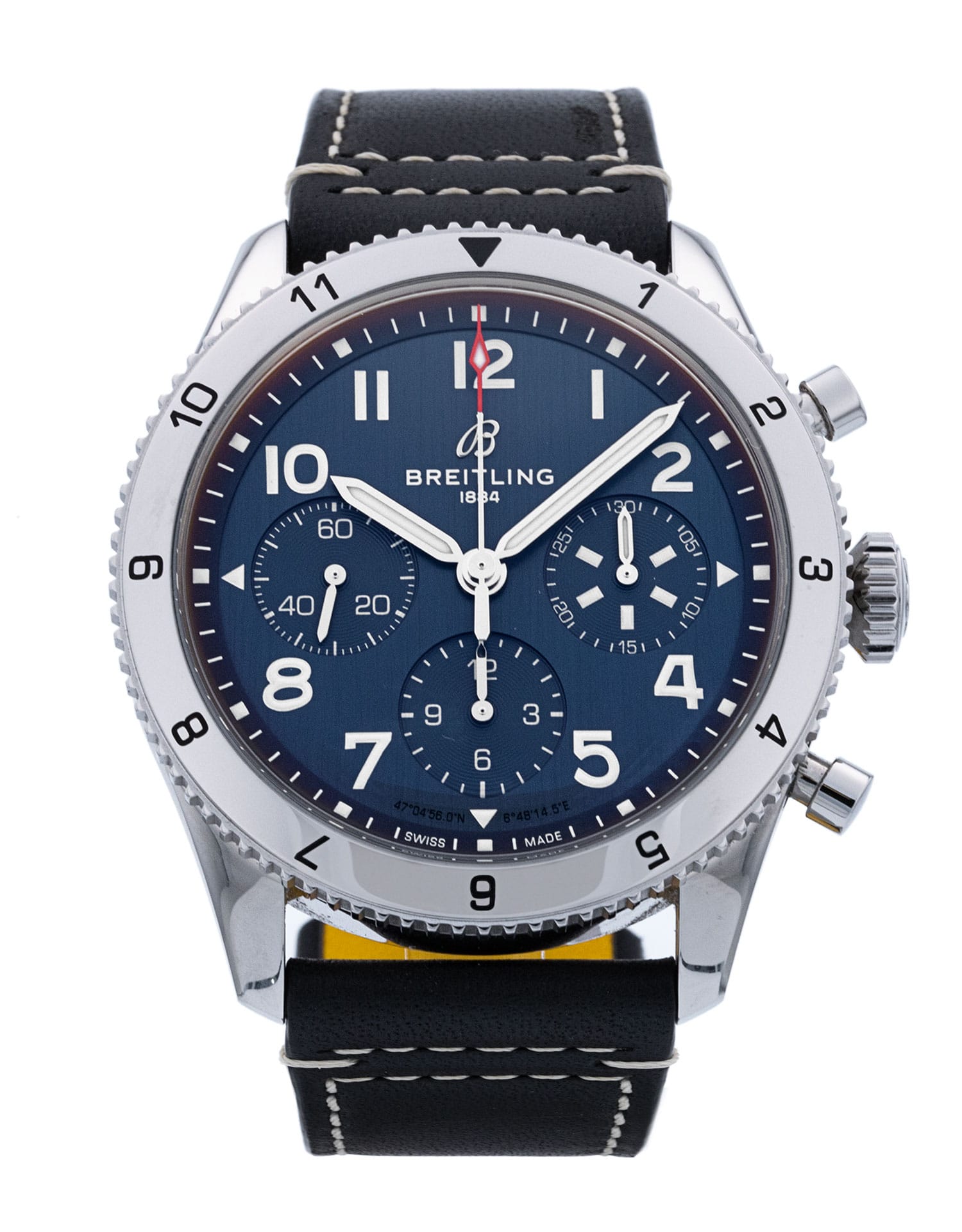Breitling Super AVI - cadran Bleu Arabe