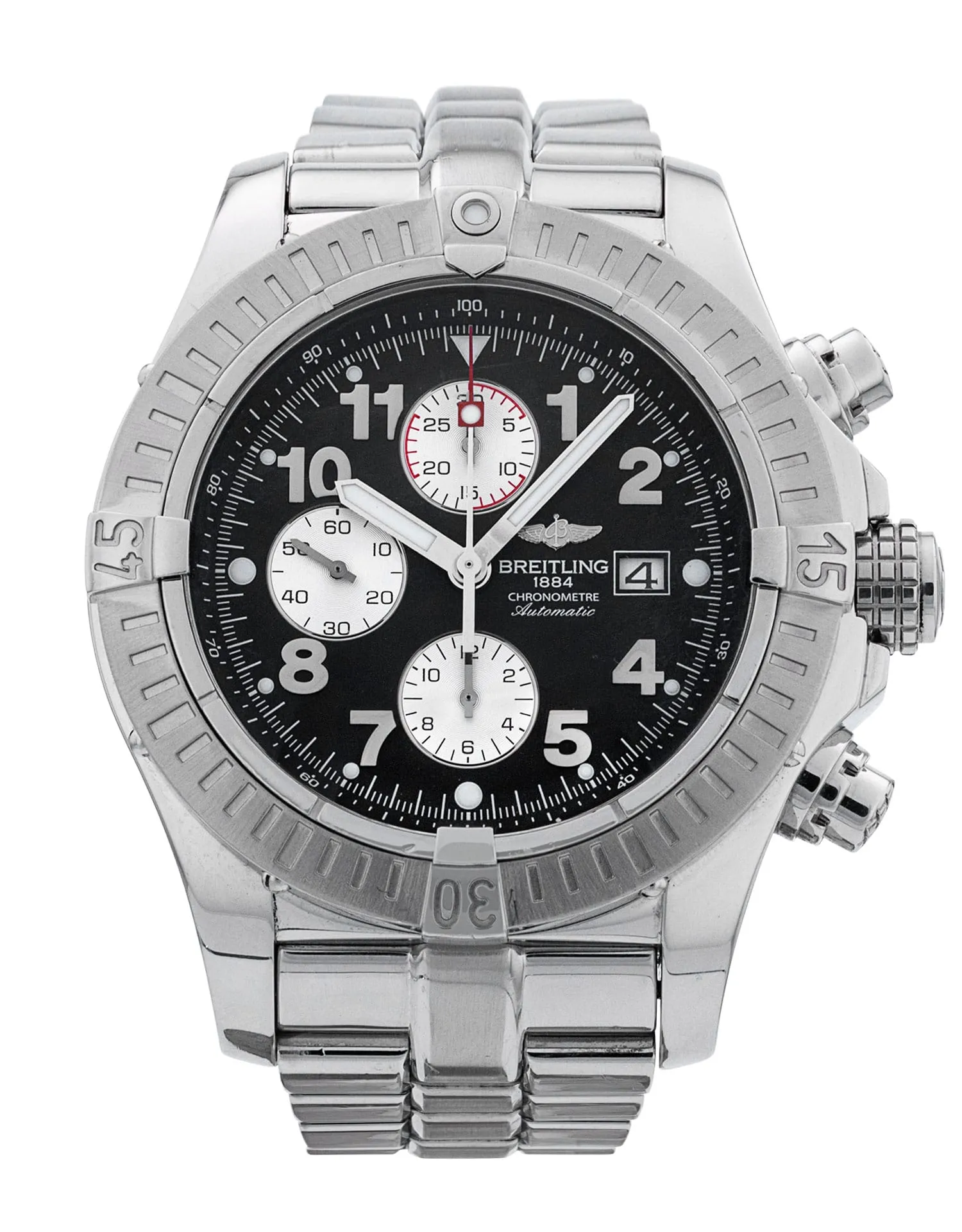 Breitling Super Avenger - cadran Noir arabe