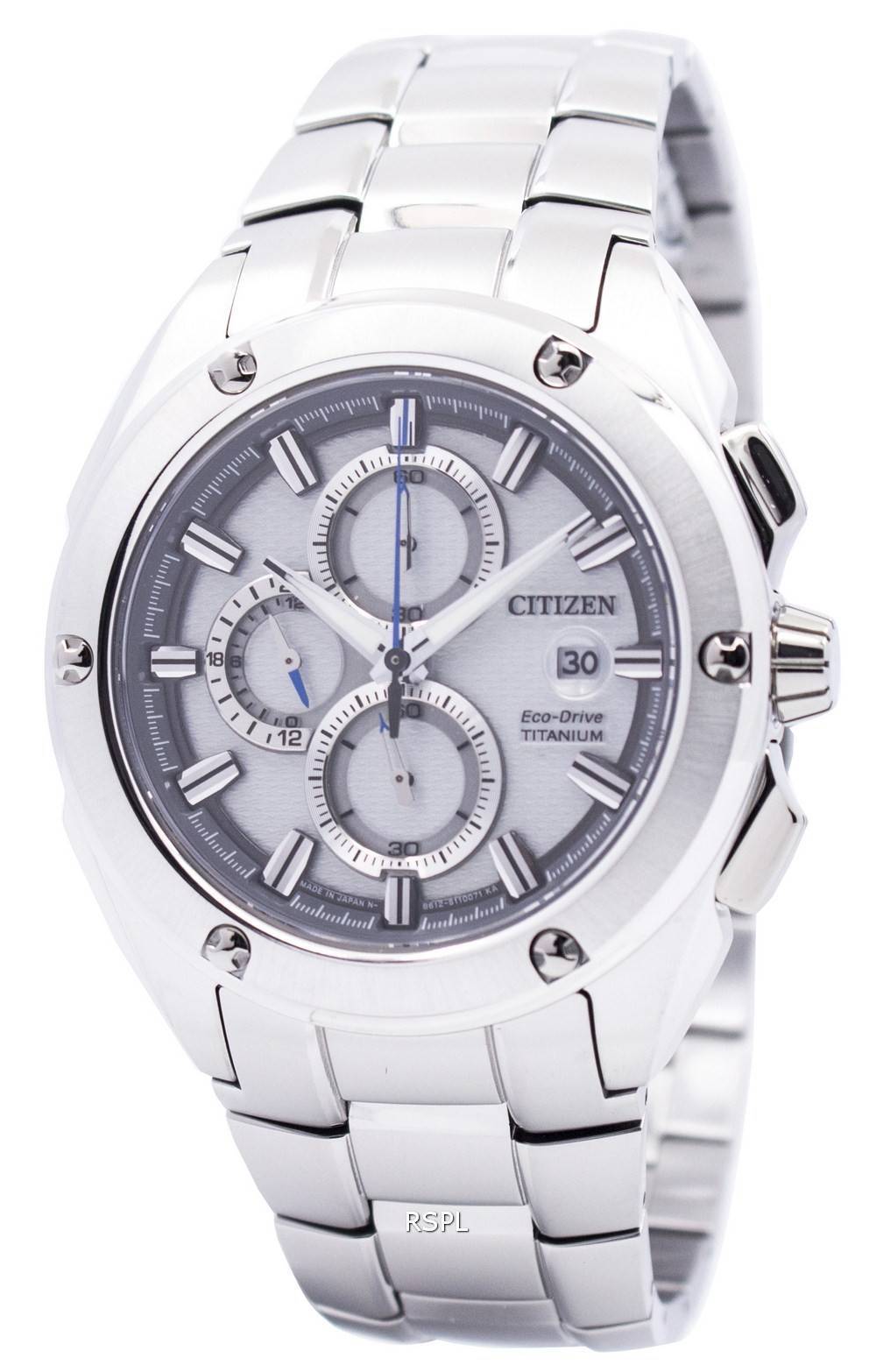 Montre Citizen Eco-Drive chronographe titane Super CA0210-51 a