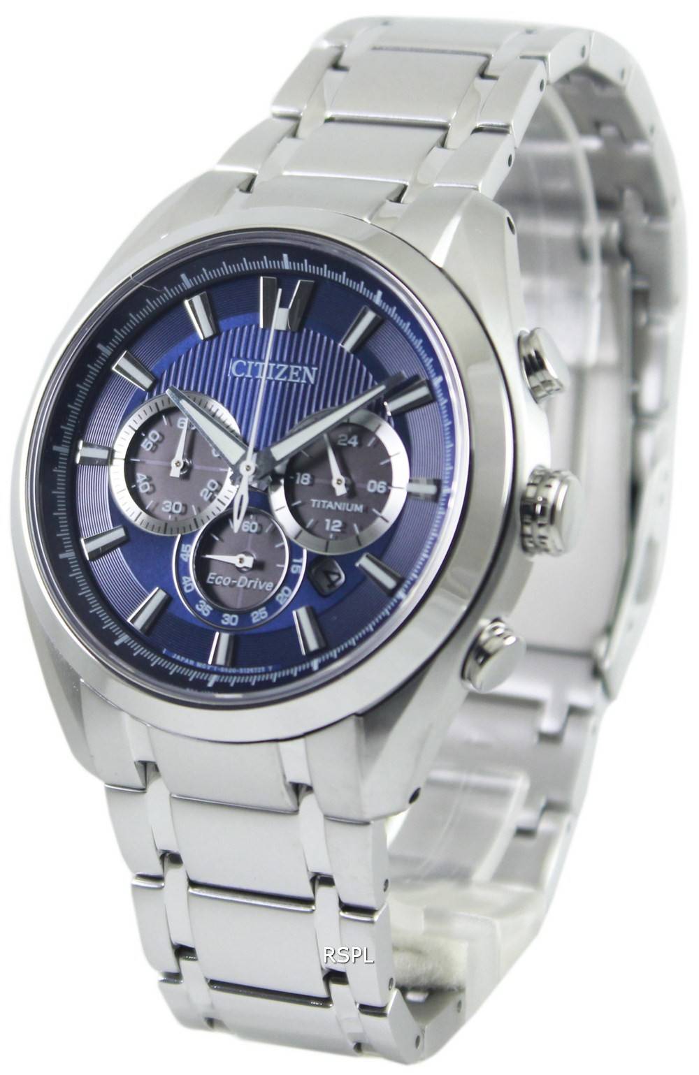Montre Citizen Eco-Drive chronographe en titane CA4010-58L Hommes