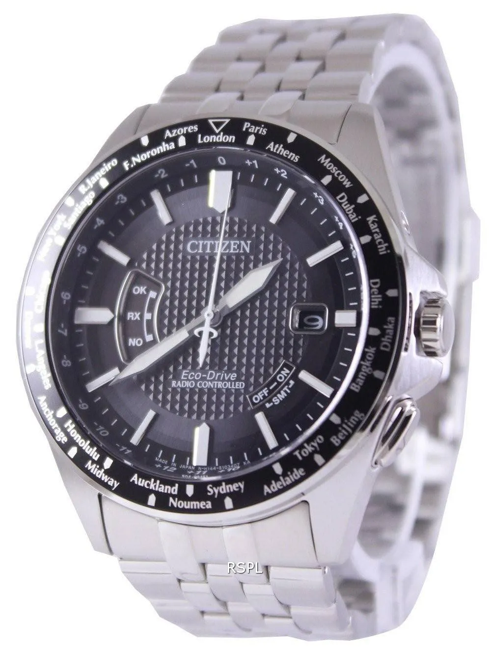 Citizen Eco-Drive Radio mondiale contrôlée CB0027-51F/CB0020-50E