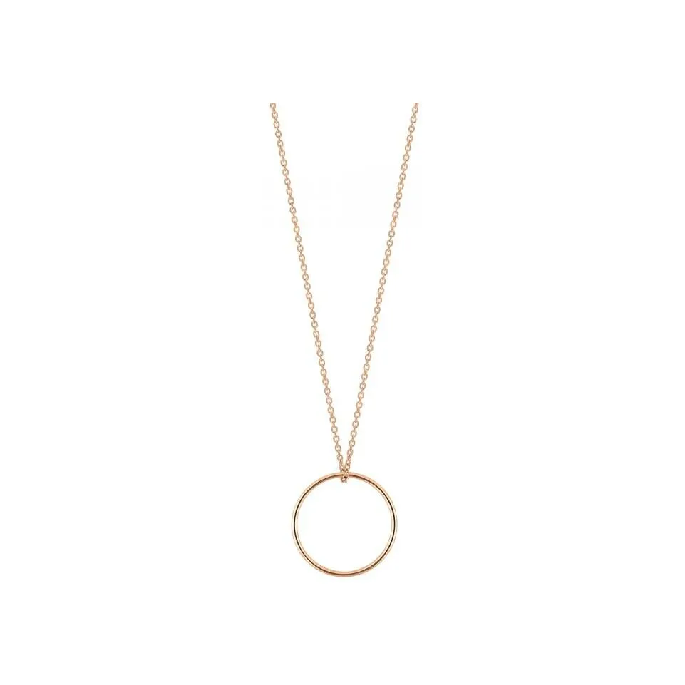 Collier Ginette NY CIRCLES en or rose