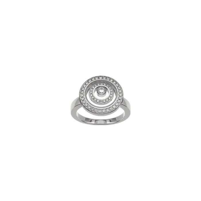 Achat Bague Chopard Happy Spirit en or blanc et diamants, taille 53