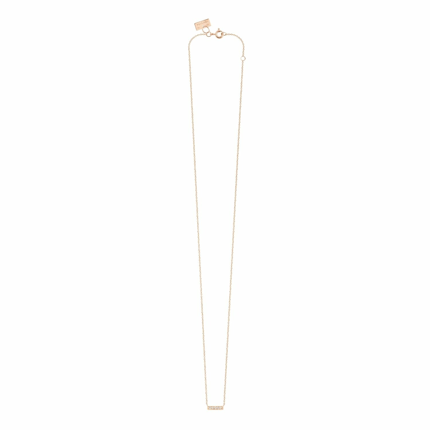 Collier Vanrycke Medellin en or rose et diamants, taille S