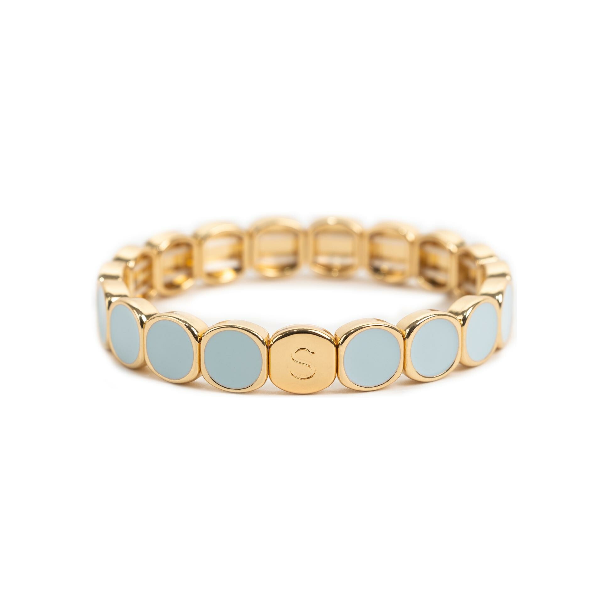 Bracelet Simone à Bordeaux Colormind en métal emaillé opale M