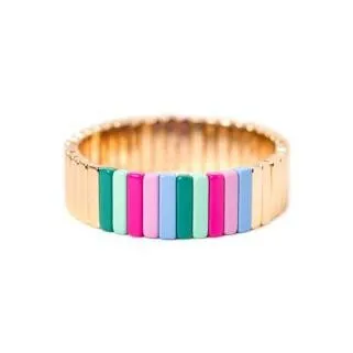 Bracelet Simone à Bordeaux COLORTWIST en métal émaillé gelati