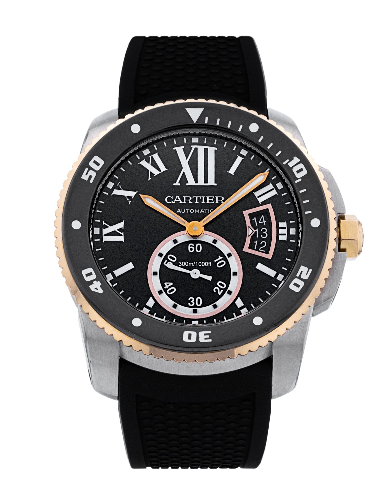 Cartier Calibre De Cartier Diver - cadran Noir à chiffres romains