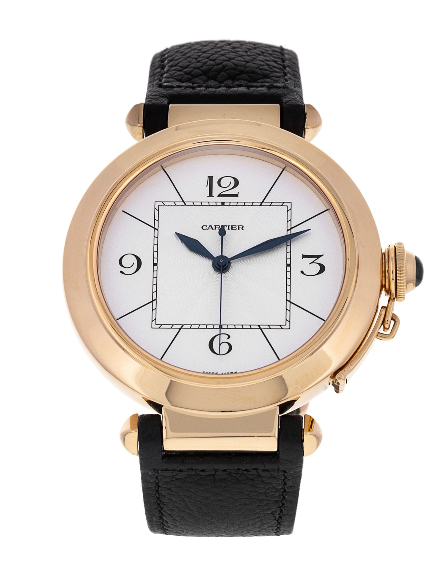 Cartier Pasha - cadran Trimestre d’argent arabe