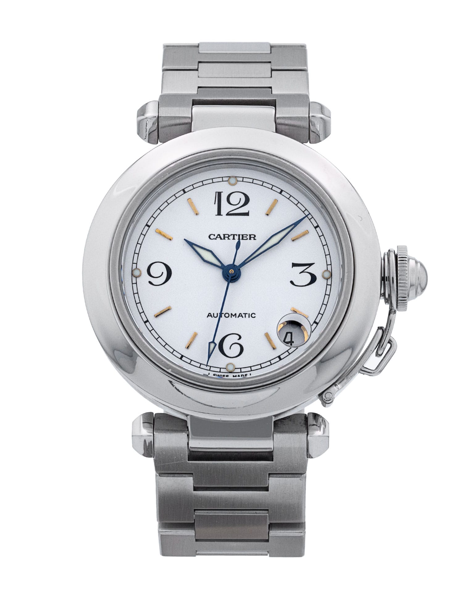 Cartier Pasha - cadran Quartier blanc arabe