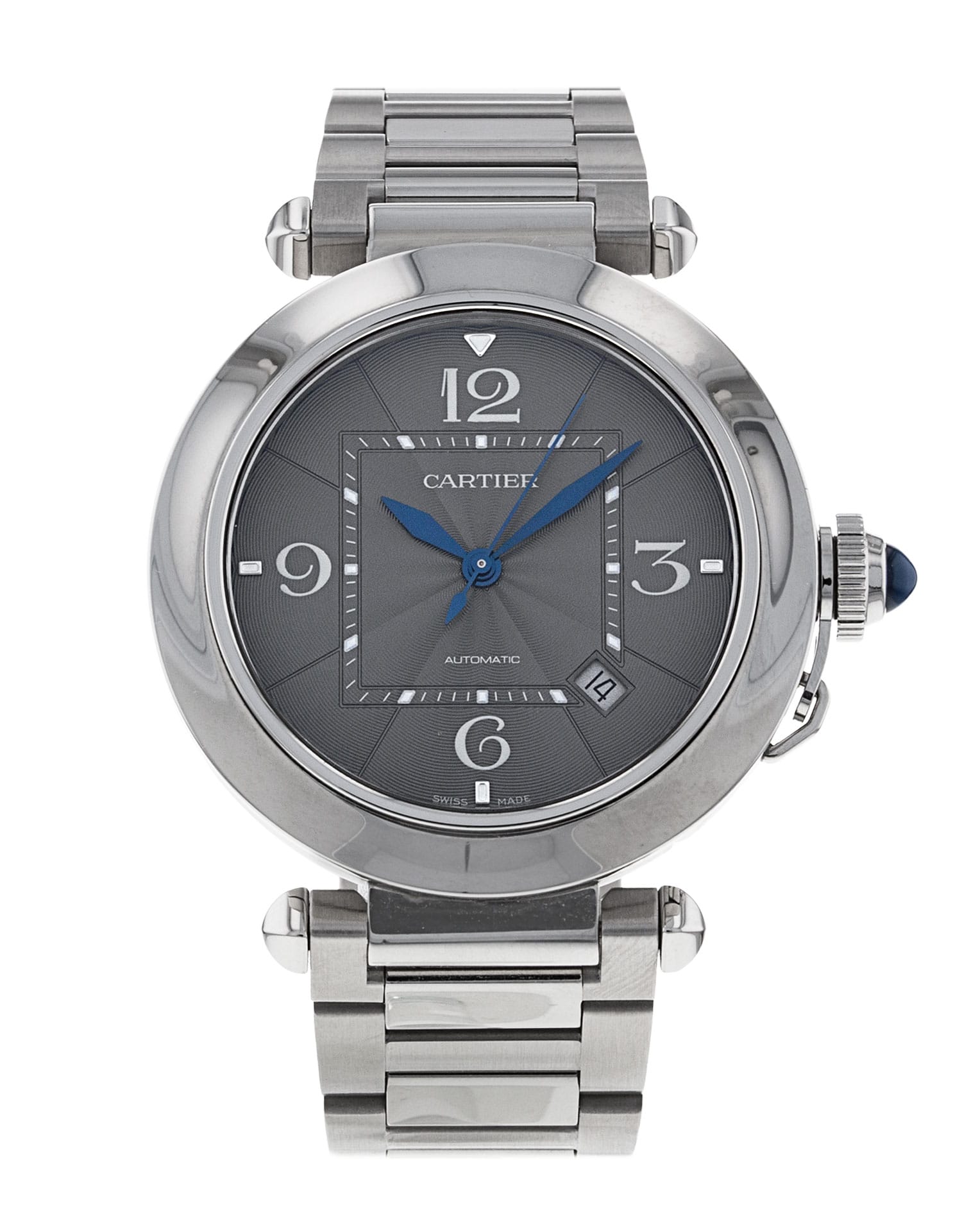 Cartier Pasha - cadran Quart gris arabe