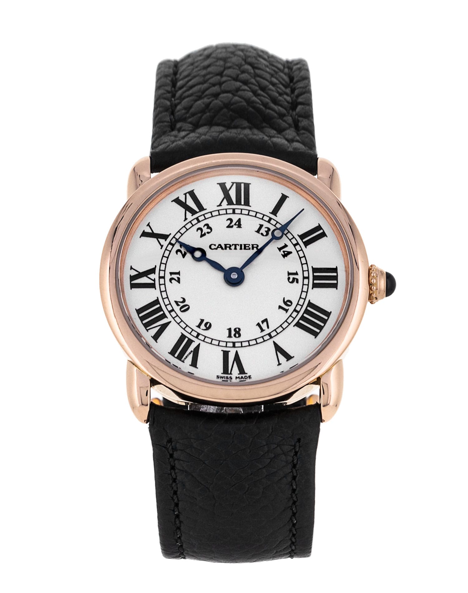 Cartier Ronde Solo - cadran Blanc à chiffres romains