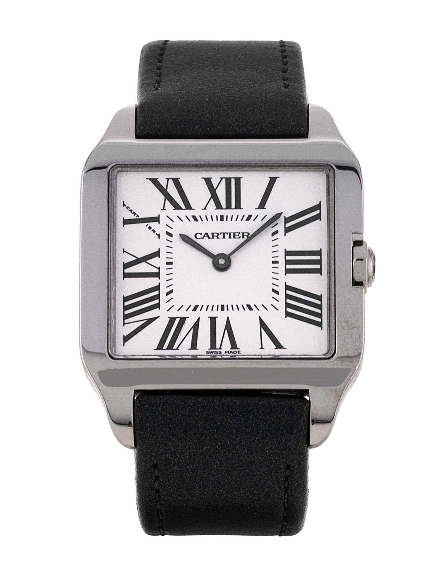 Cartier Santos Dumont - cadran Blanc à chiffres romains