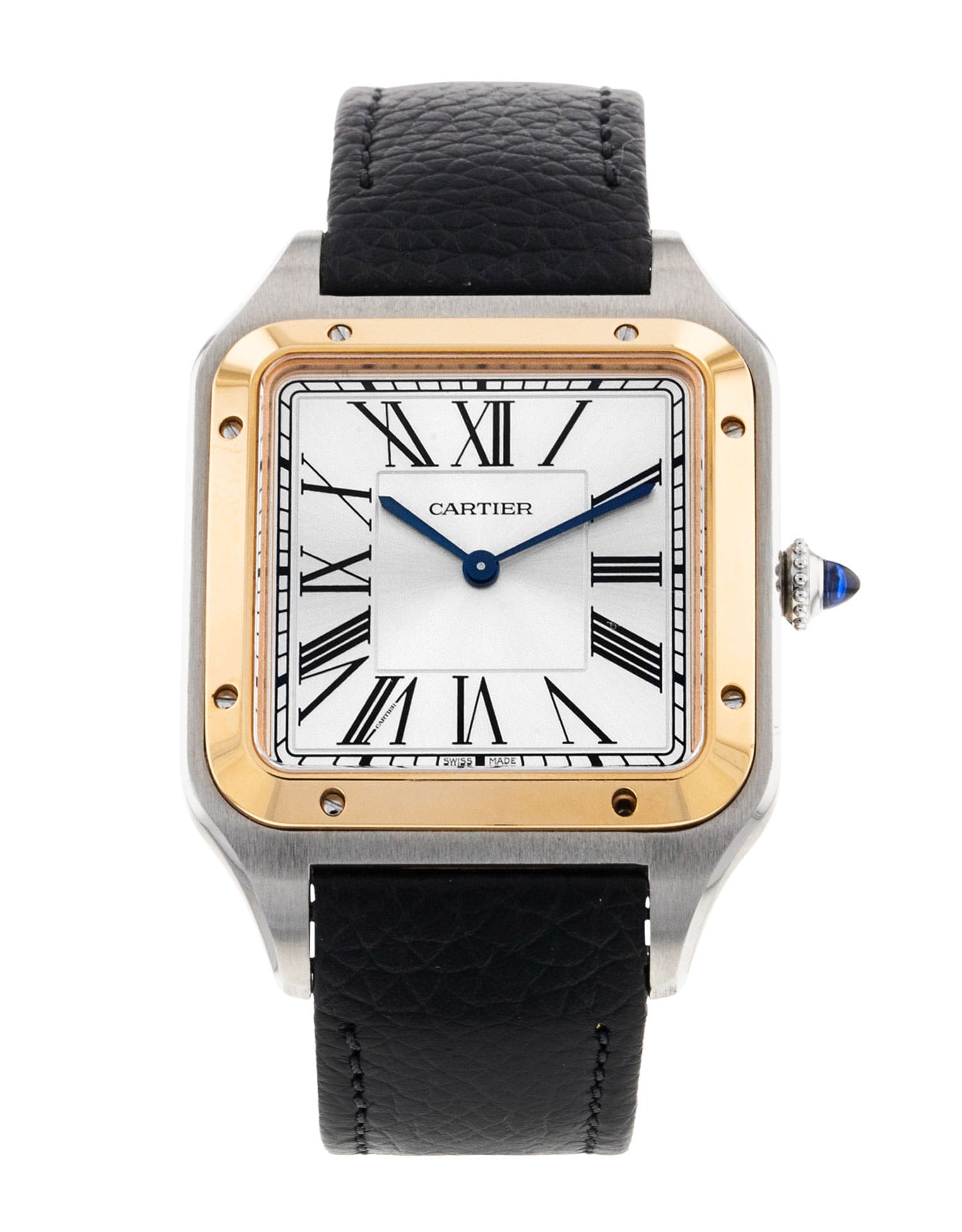 Cartier Santos Dumont - cadran Argent à chiffres romains