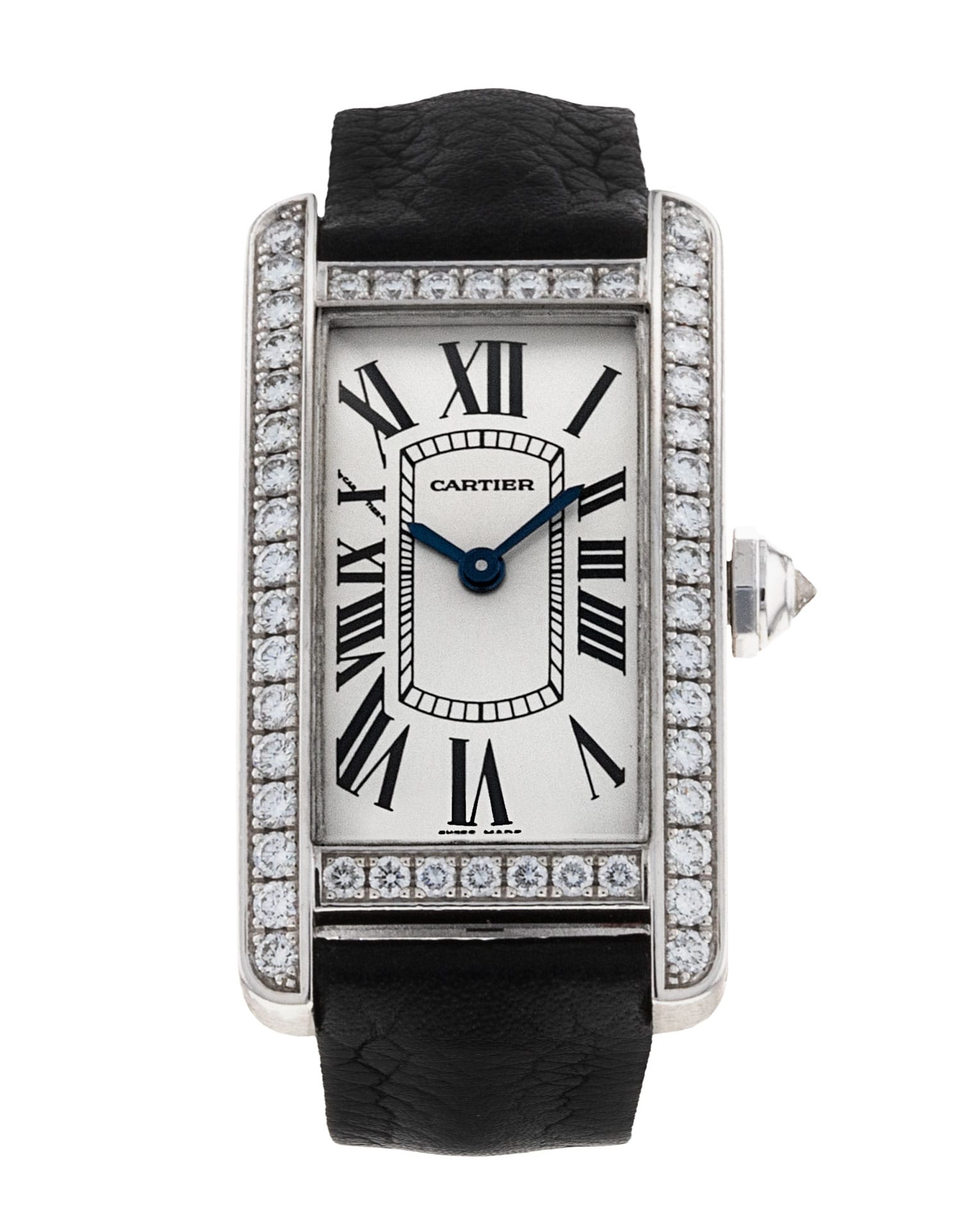 Cartier Tank Americaine - cadran Argent à chiffres romains