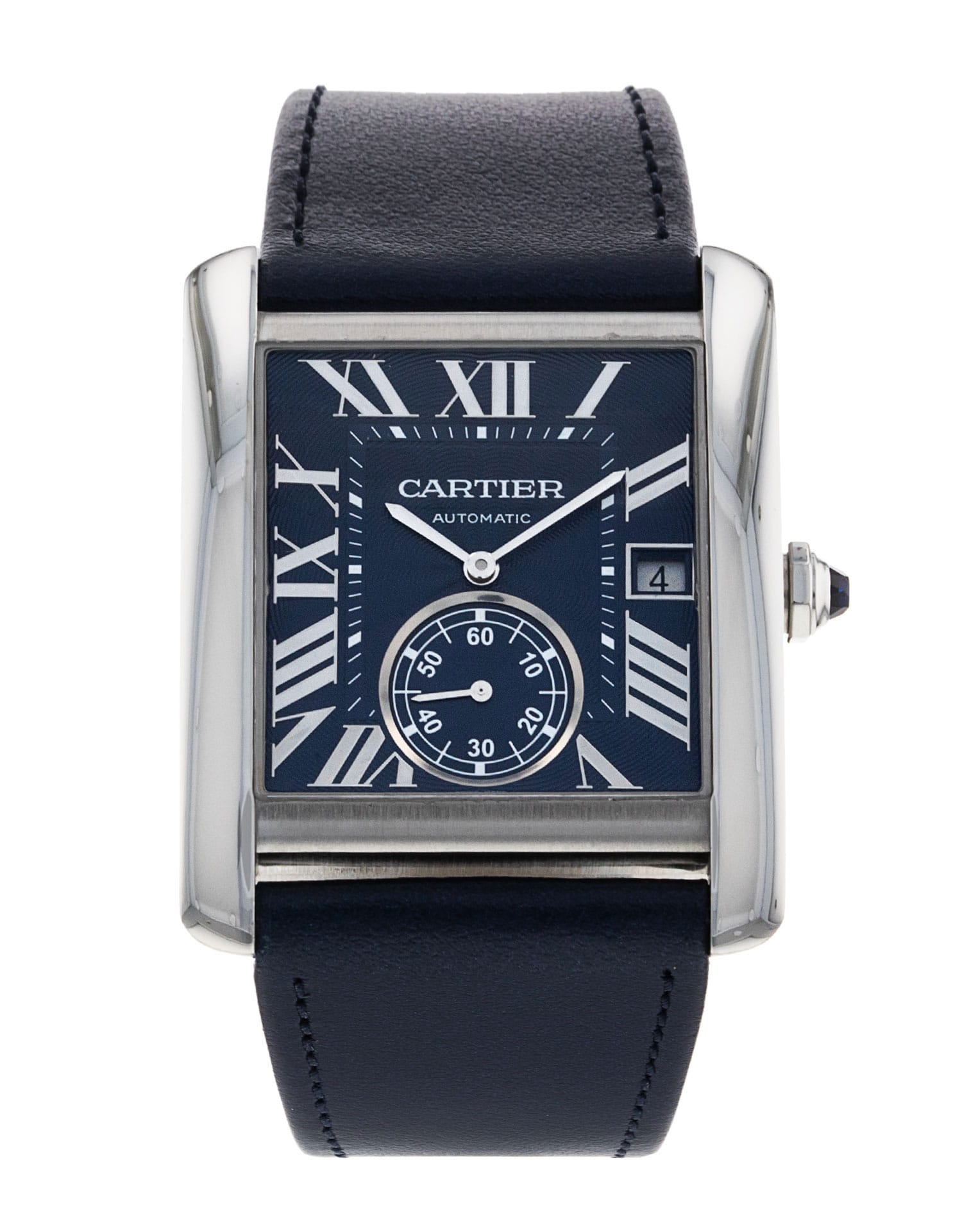 Cartier Tank MC - cadran Bleu à chiffres romains