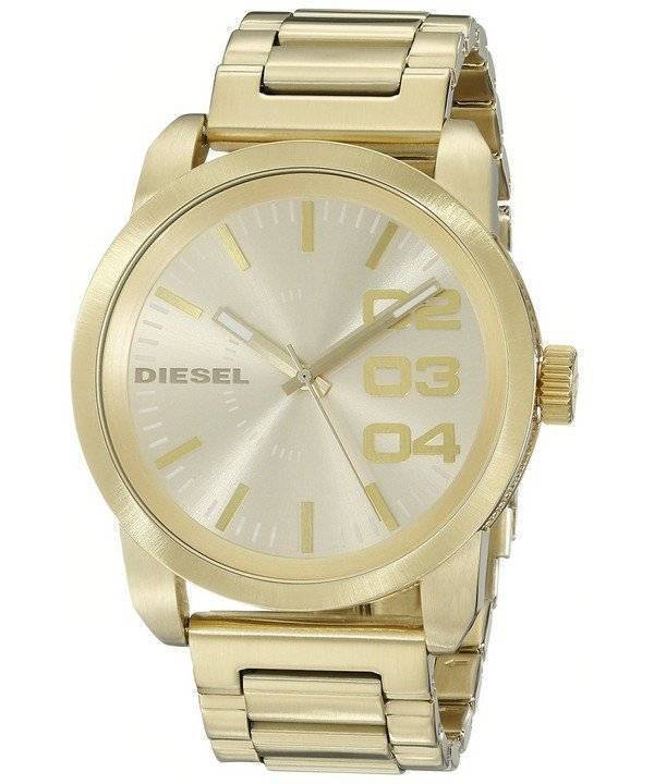 Diesel de Franchise or plaqué Ion Double vers le bas de DZ1466 montre homme