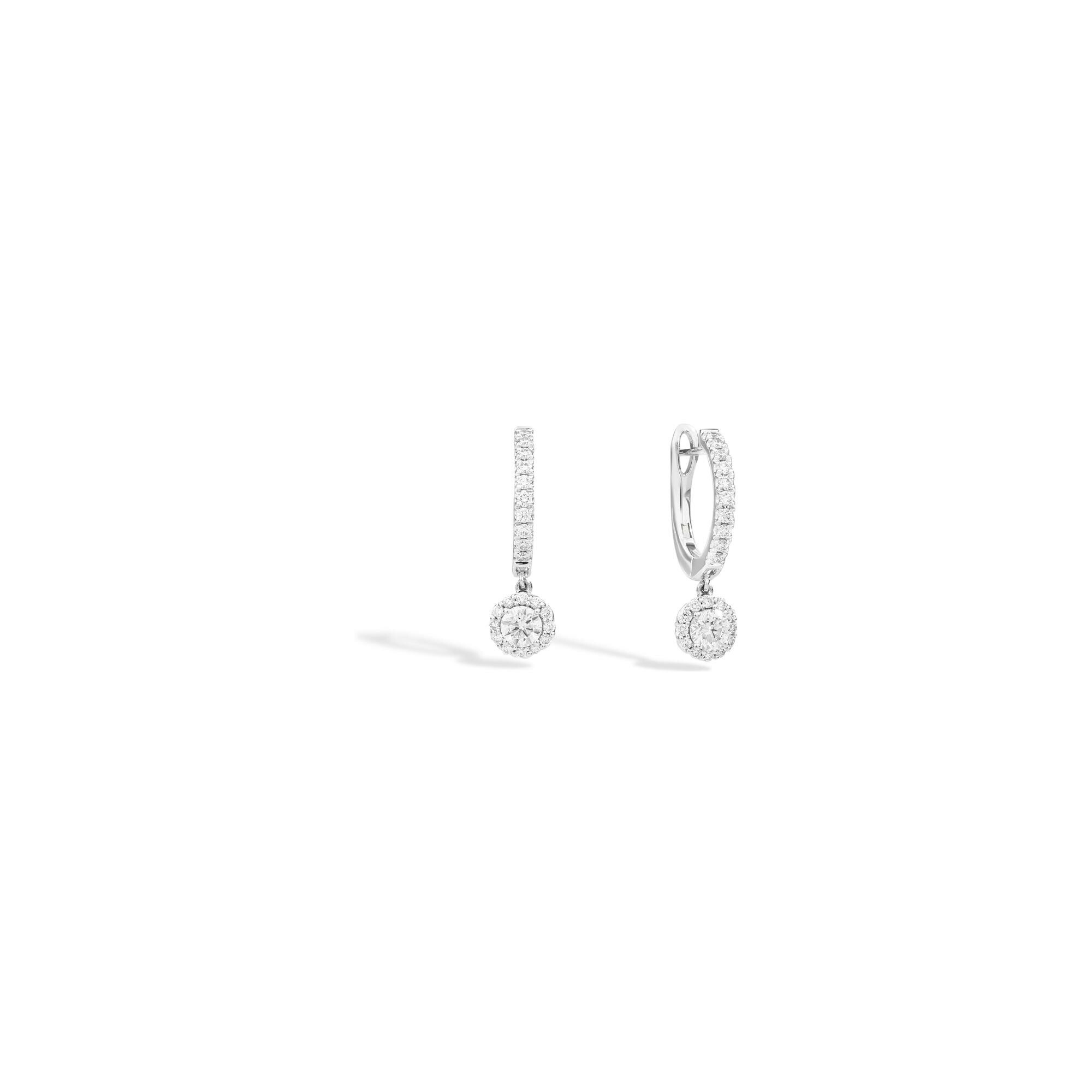 Achat Boucles d'oreilles Recarlo Anniversary en or blanc et Diamant 0.64ct