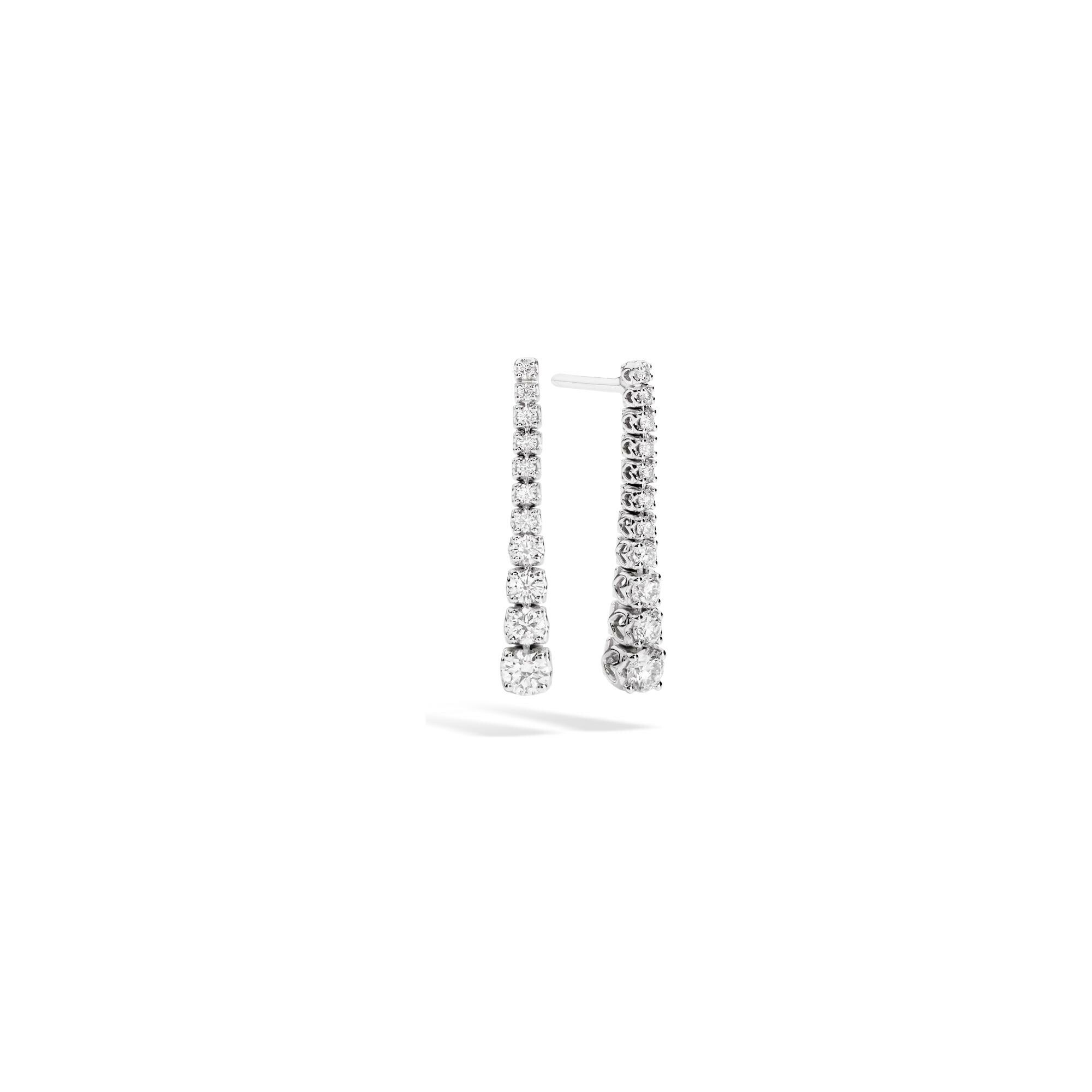 Achat Boucles d'oreilles Recarlo Anniversary en or blanc et Diamant 0.70ct